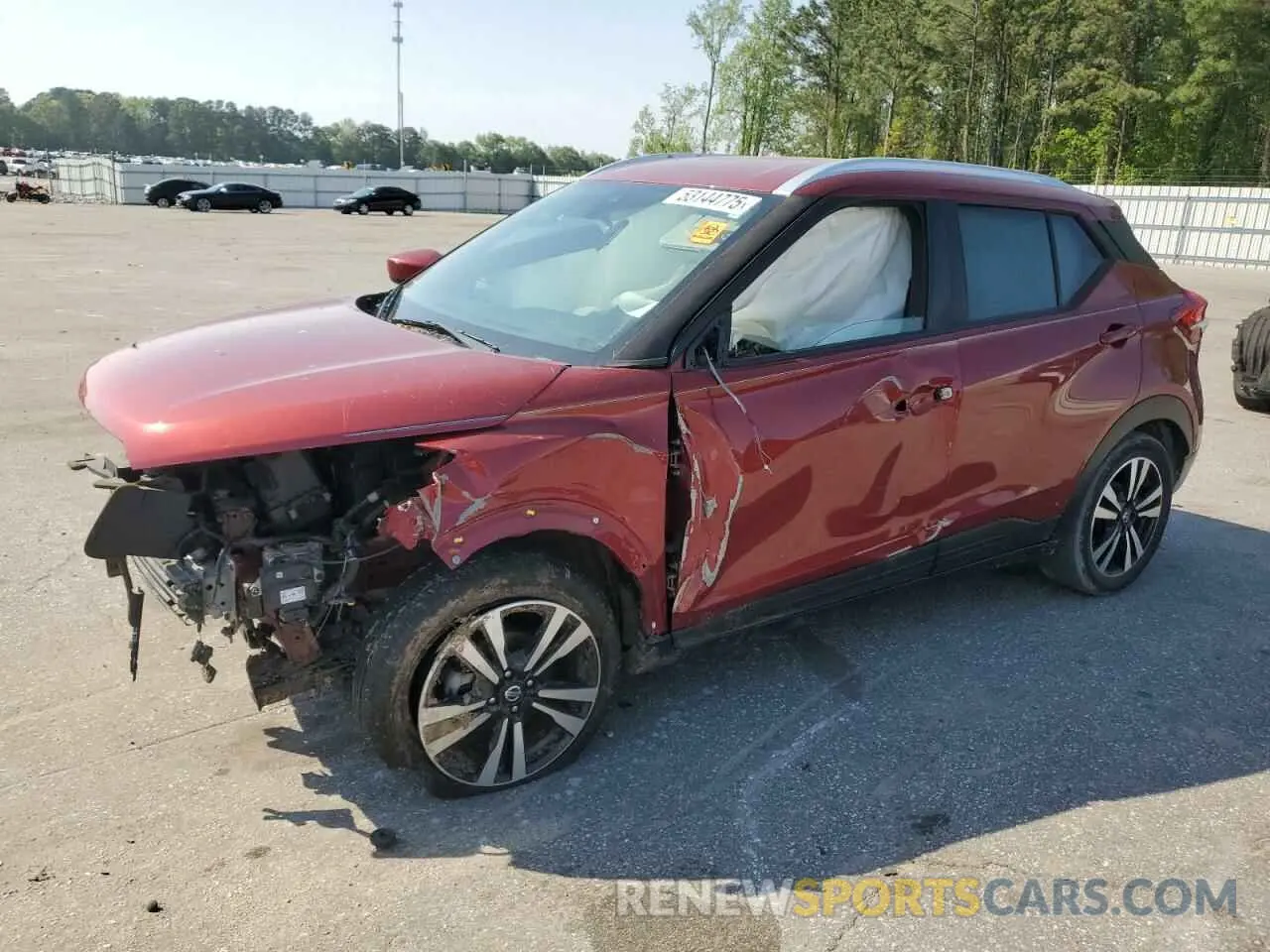 1 Photograph of a damaged car 3N1CP5CVXLL521962 NISSAN KICKS 2020