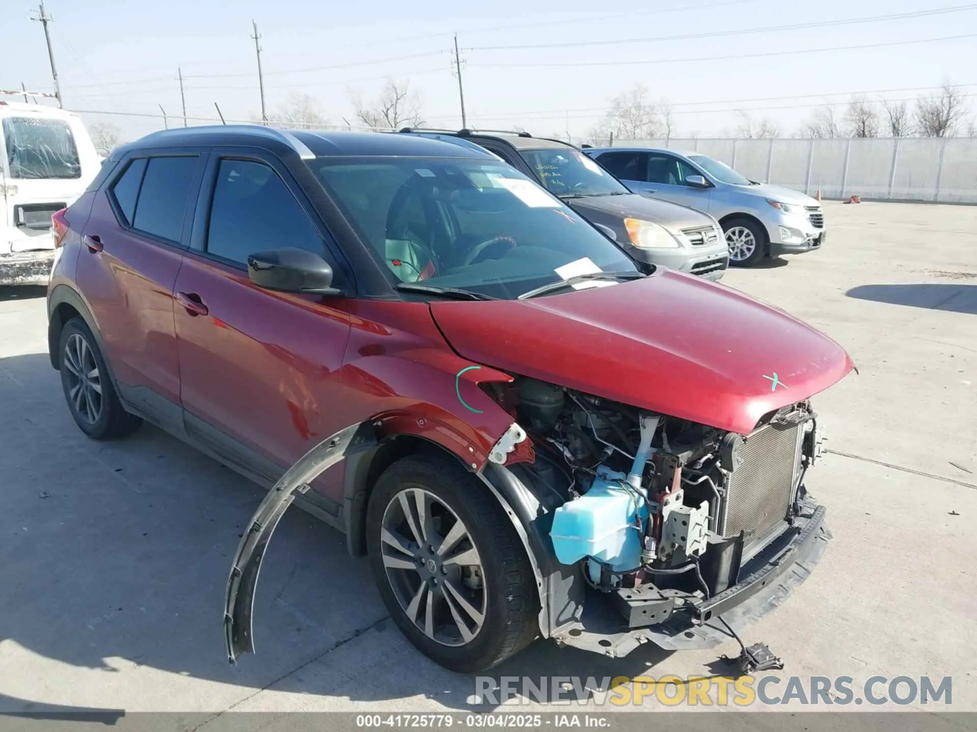 1 Photograph of a damaged car 3N1CP5CVXLL563225 NISSAN KICKS 2020