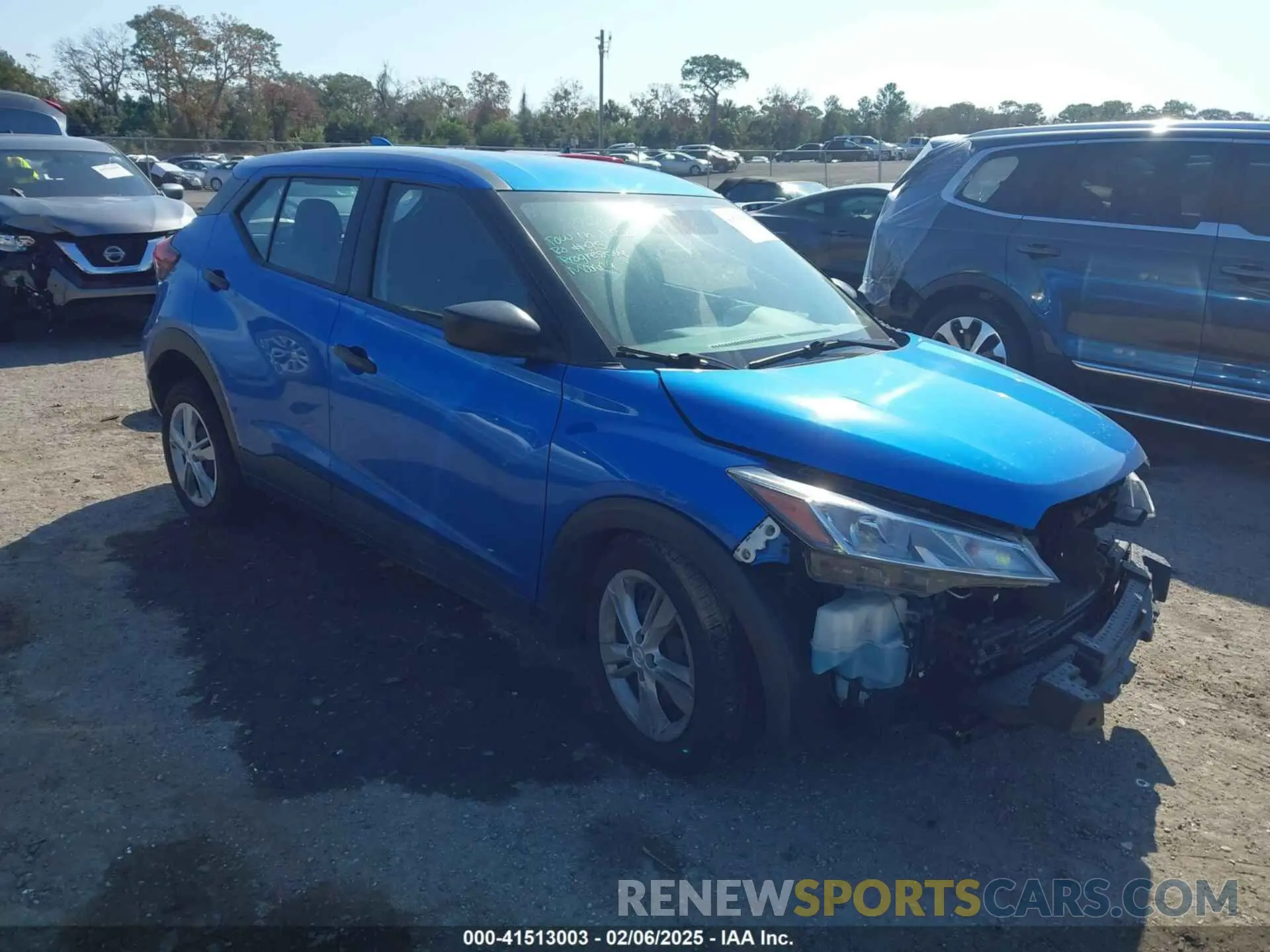 1 Photograph of a damaged car 3N1CP5BV0ML522783 NISSAN KICKS 2021
