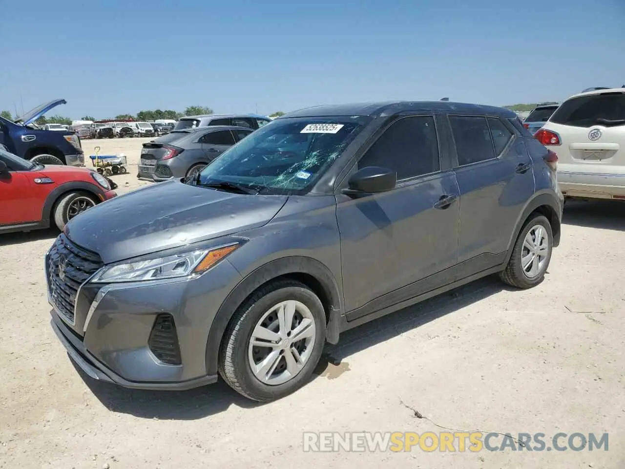 1 Photograph of a damaged car 3N1CP5BV1ML526616 NISSAN KICKS 2021