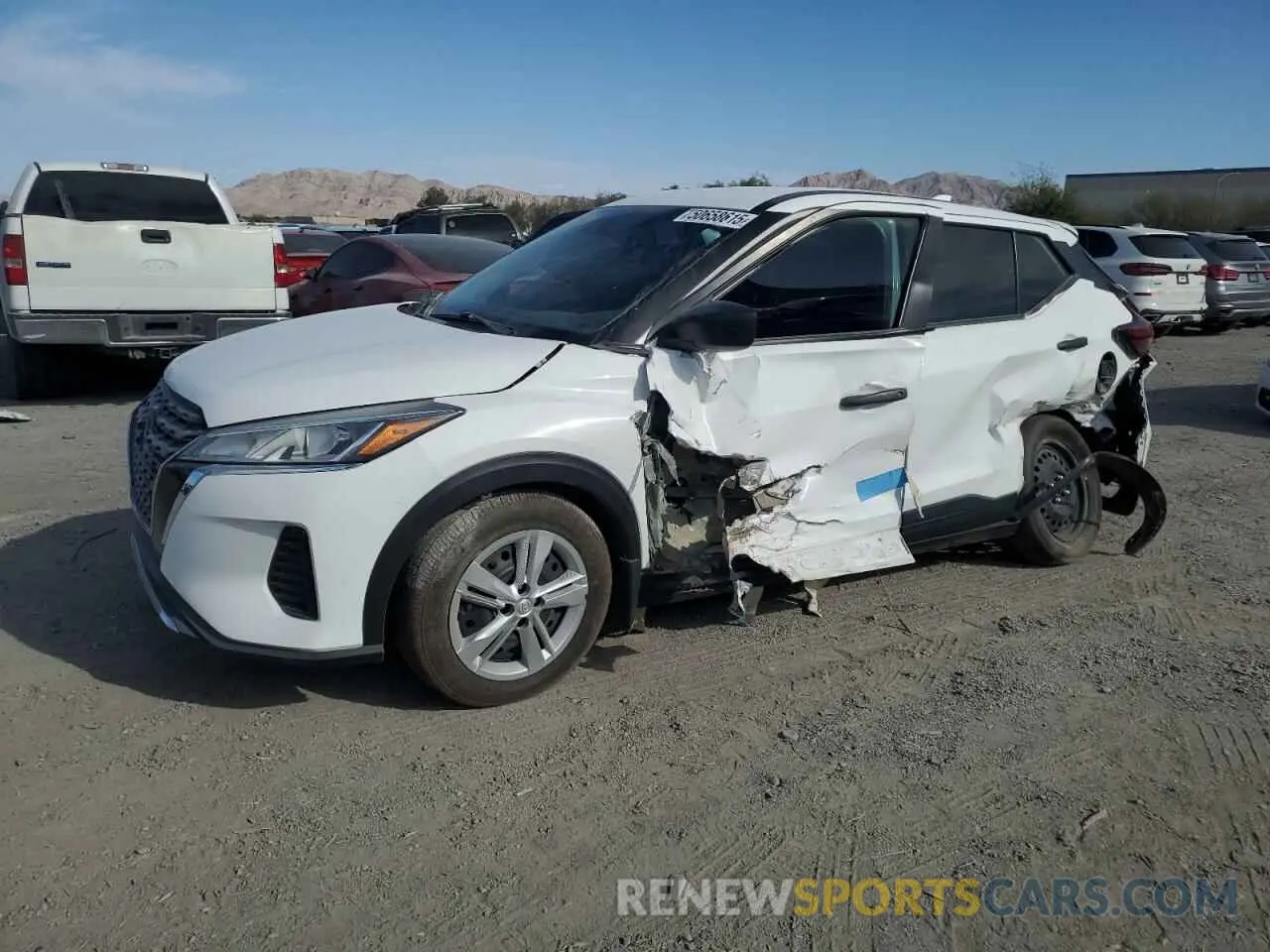 1 Photograph of a damaged car 3N1CP5BV1ML529192 NISSAN KICKS 2021