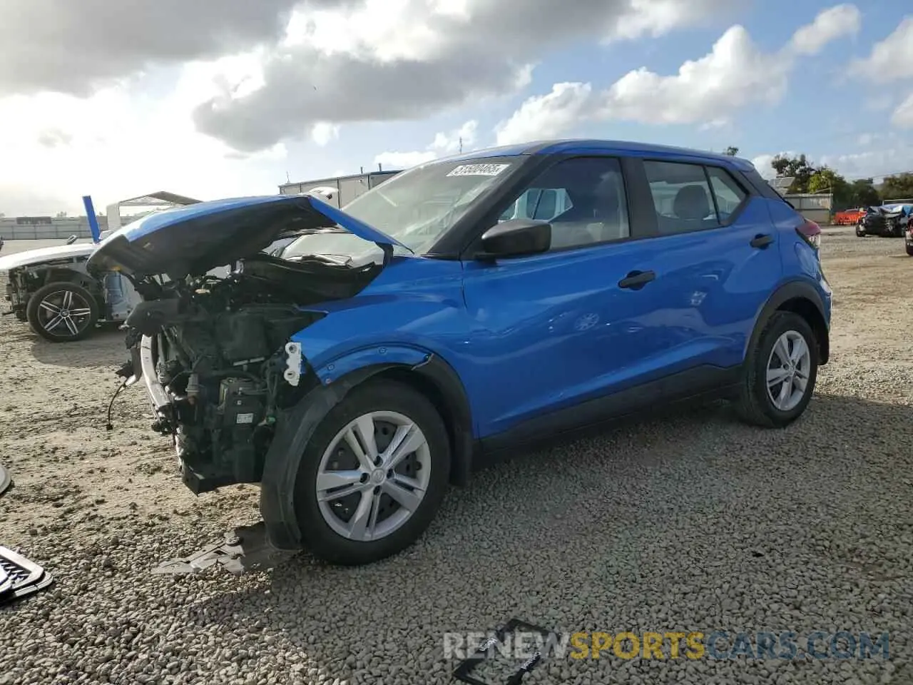 1 Photograph of a damaged car 3N1CP5BV1ML554433 NISSAN KICKS 2021