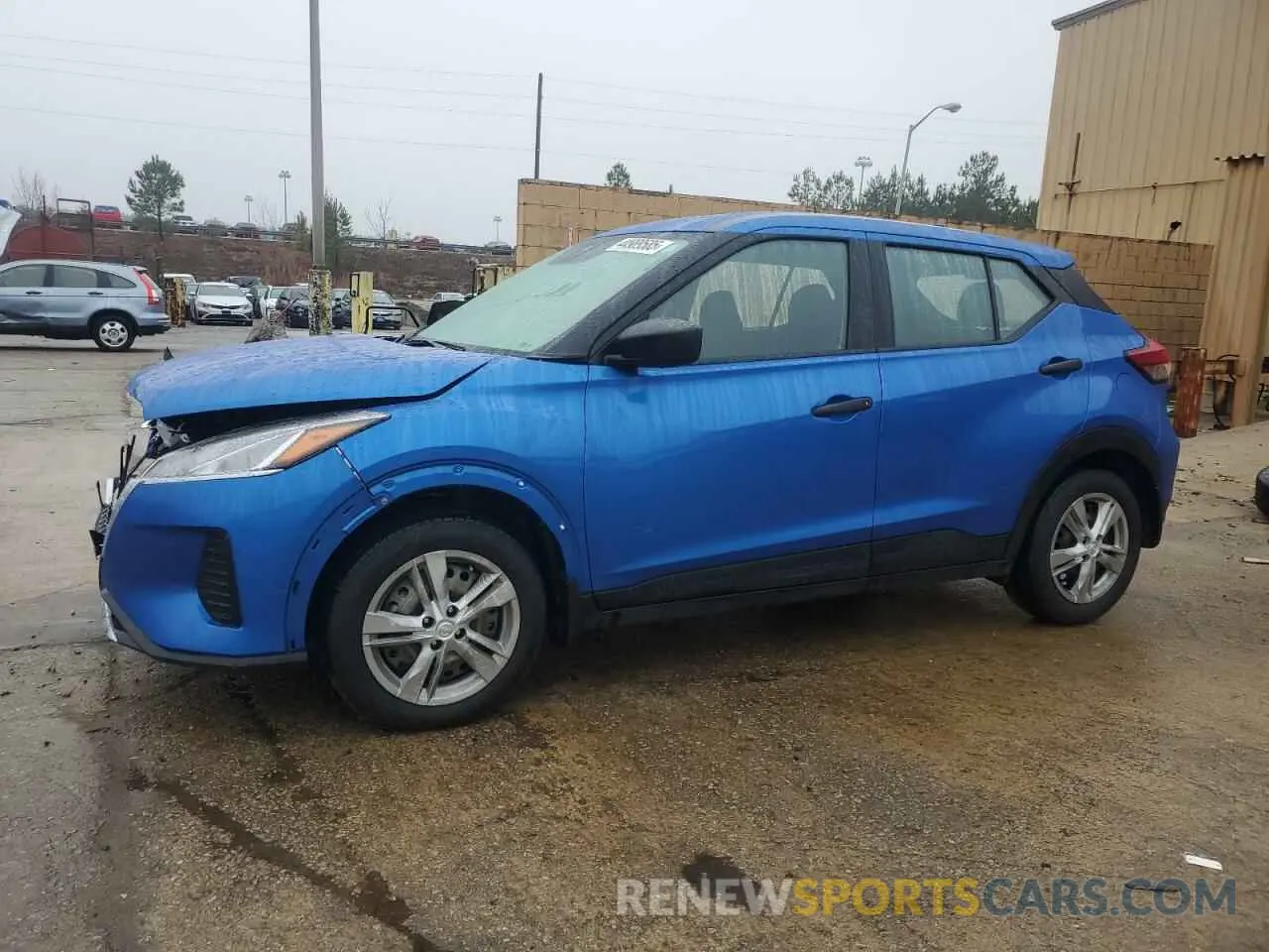 1 Photograph of a damaged car 3N1CP5BV2ML543635 NISSAN KICKS 2021