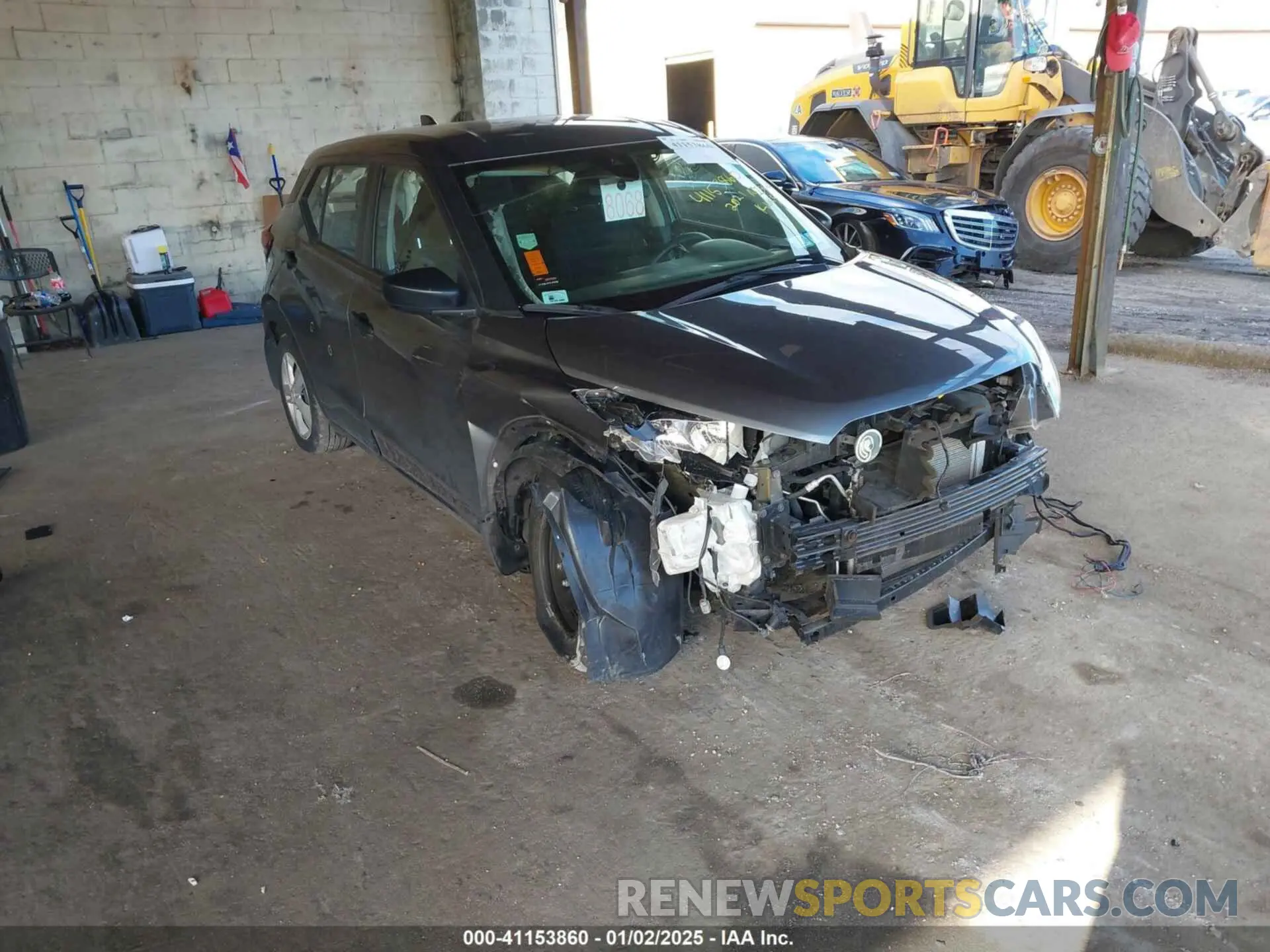 1 Photograph of a damaged car 3N1CP5BV2ML543733 NISSAN KICKS 2021