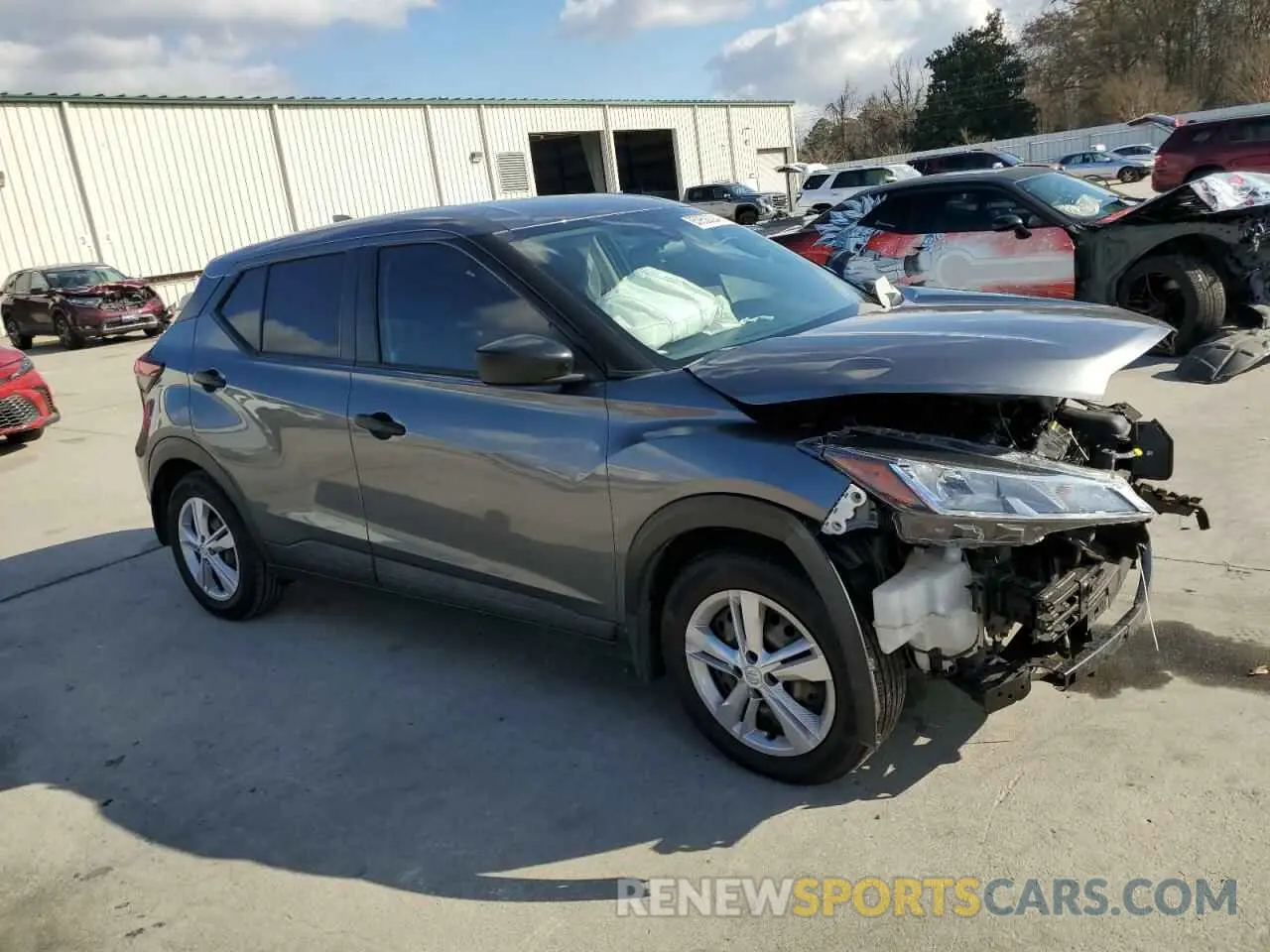 4 Photograph of a damaged car 3N1CP5BV3ML492758 NISSAN KICKS 2021