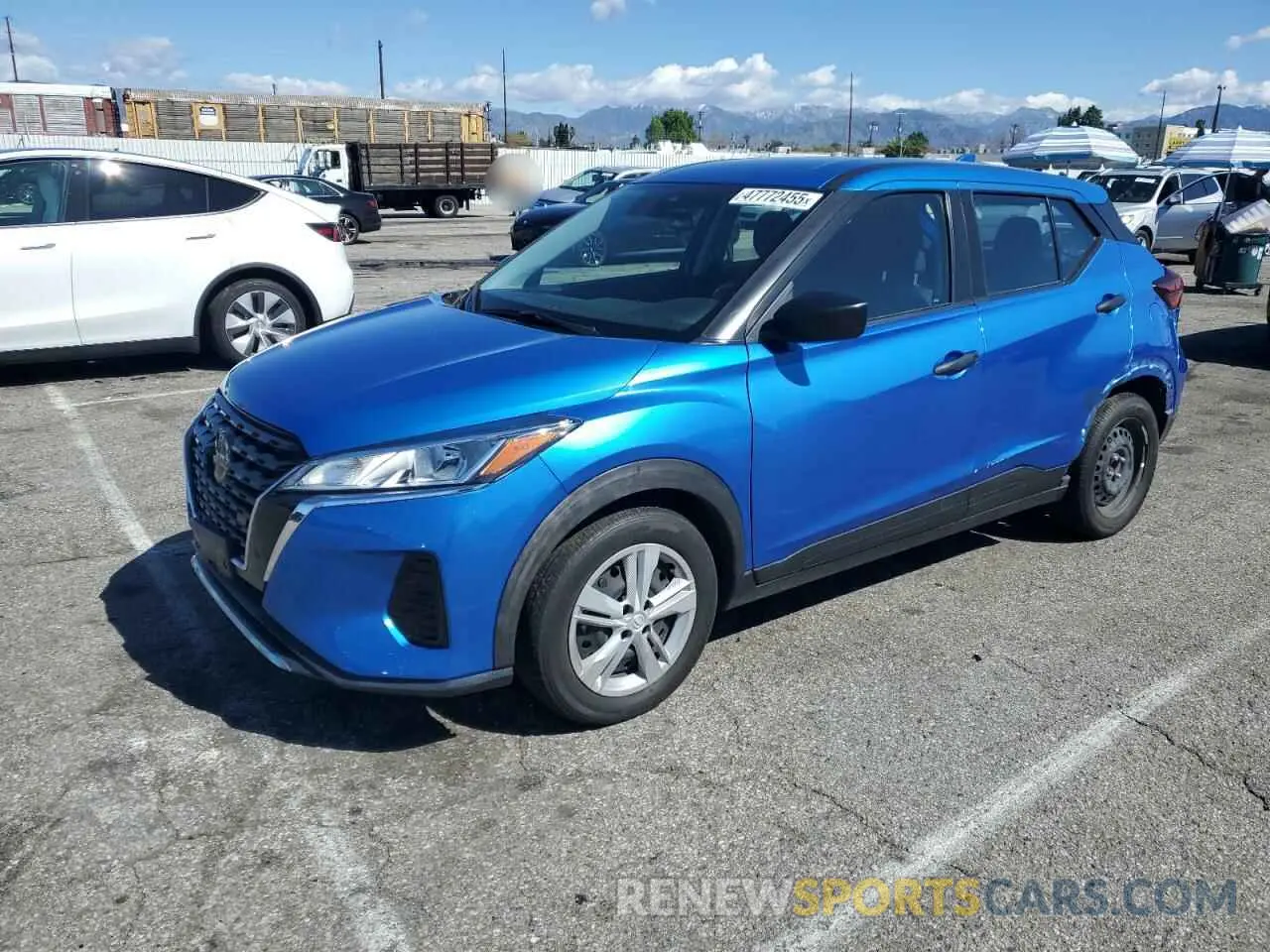 1 Photograph of a damaged car 3N1CP5BV3ML520154 NISSAN KICKS 2021
