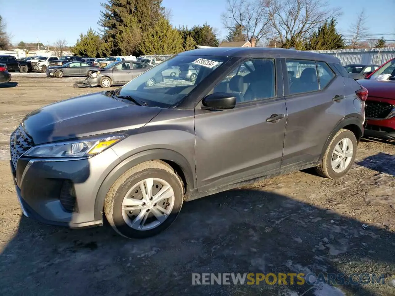 1 Photograph of a damaged car 3N1CP5BV3ML524088 NISSAN KICKS 2021