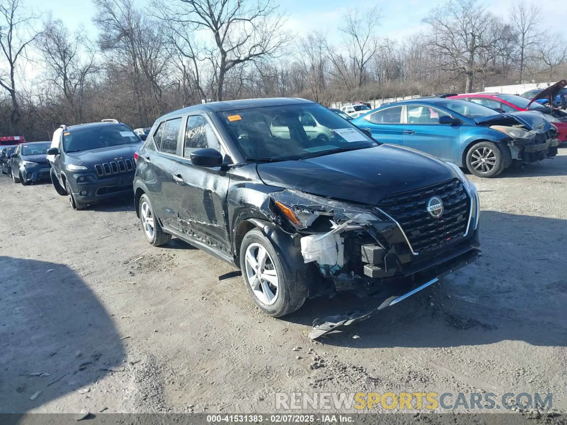 1 Photograph of a damaged car 3N1CP5BV3ML545958 NISSAN KICKS 2021