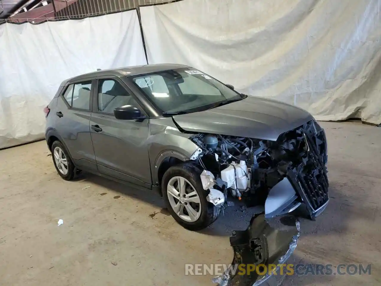 1 Photograph of a damaged car 3N1CP5BV4ML488105 NISSAN KICKS 2021