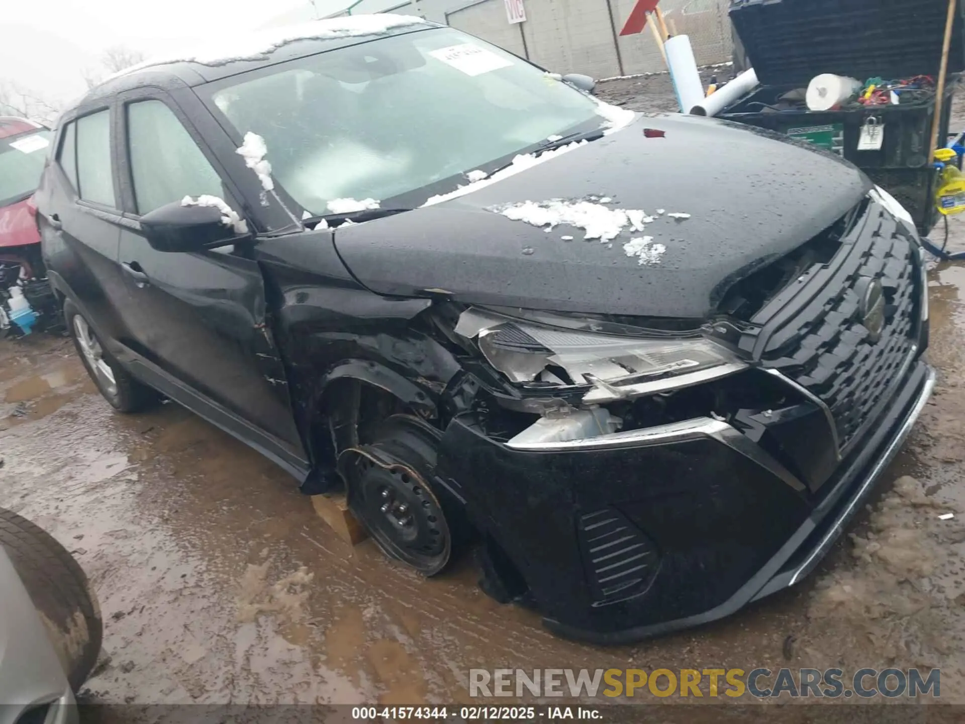 1 Photograph of a damaged car 3N1CP5BV5ML538302 NISSAN KICKS 2021