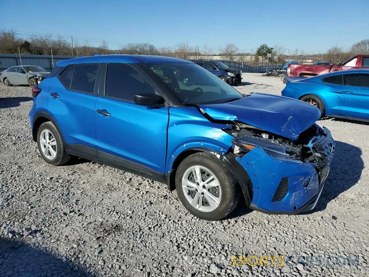 4 Photograph of a damaged car 3N1CP5BV5ML541149 NISSAN KICKS 2021