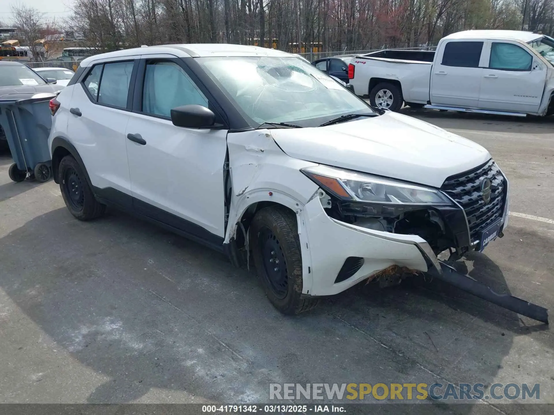 1 Photograph of a damaged car 3N1CP5BV5ML566388 NISSAN KICKS 2021