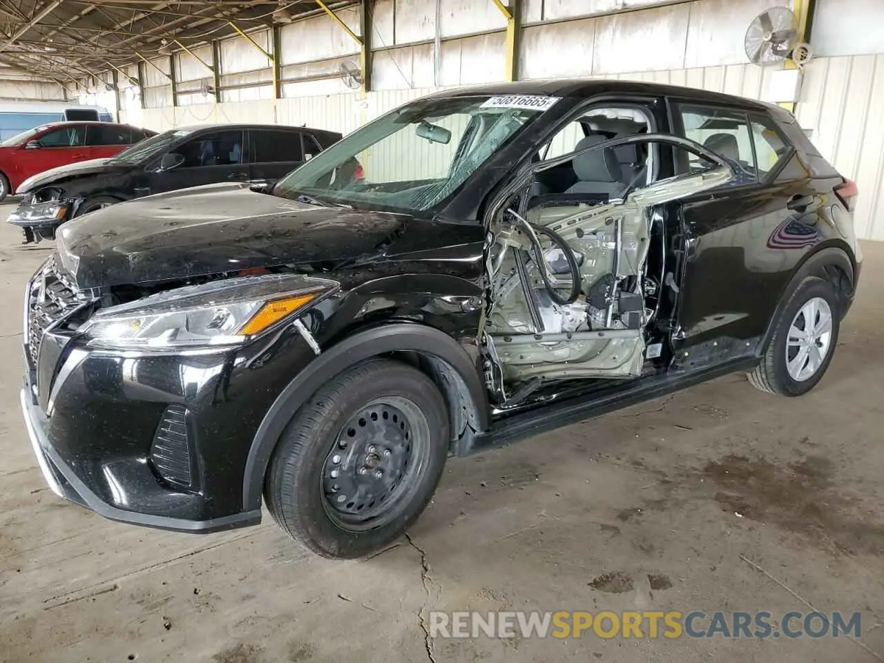 1 Photograph of a damaged car 3N1CP5BV6ML533691 NISSAN KICKS 2021