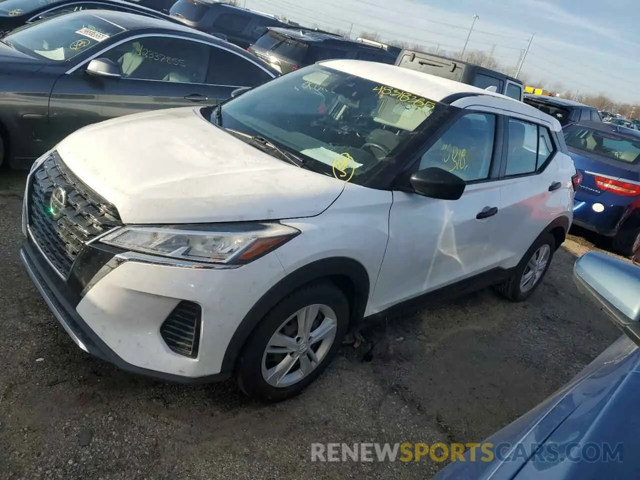 1 Photograph of a damaged car 3N1CP5BV6ML552211 NISSAN KICKS 2021
