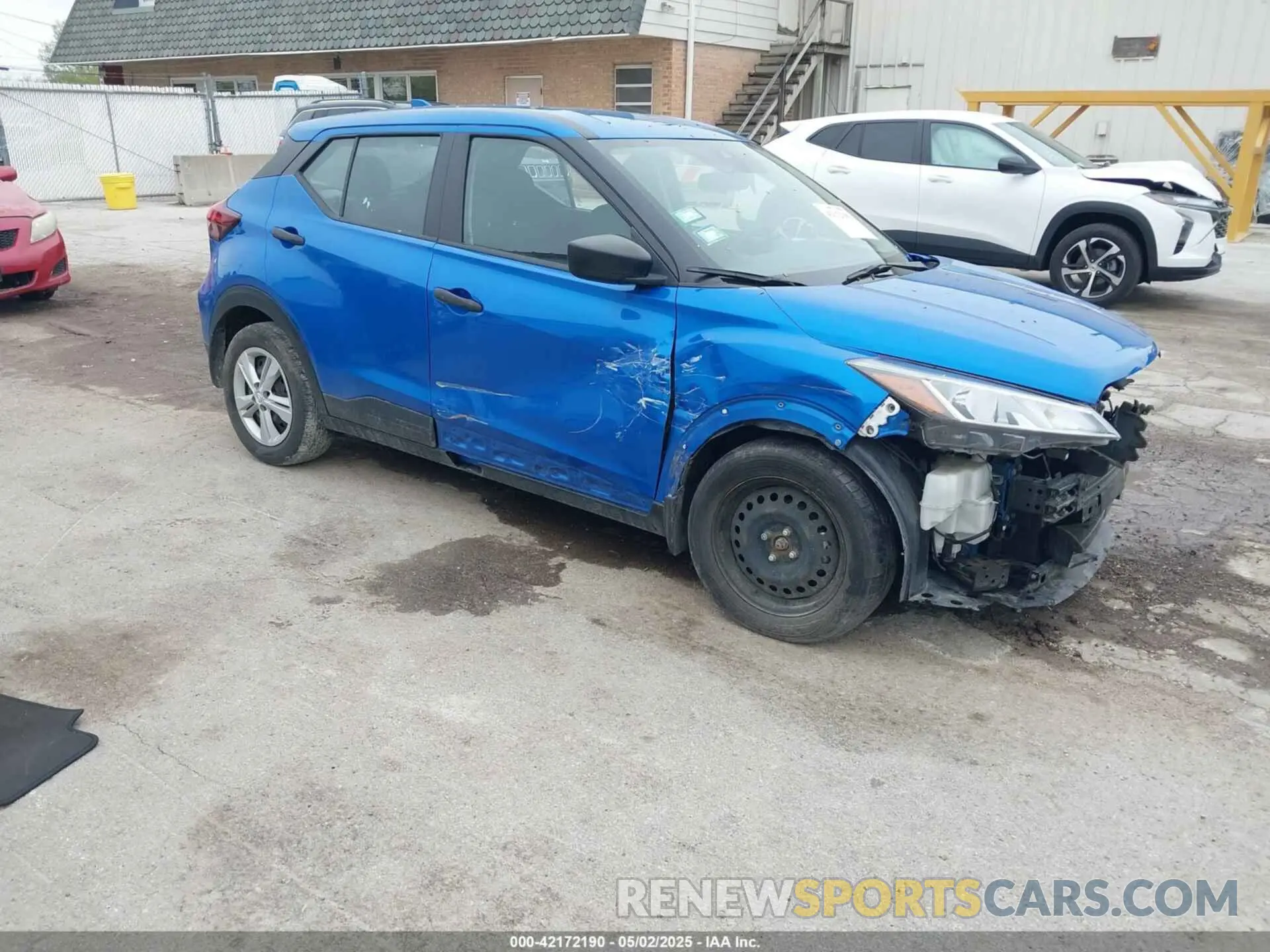 1 Photograph of a damaged car 3N1CP5BV7ML485764 NISSAN KICKS 2021