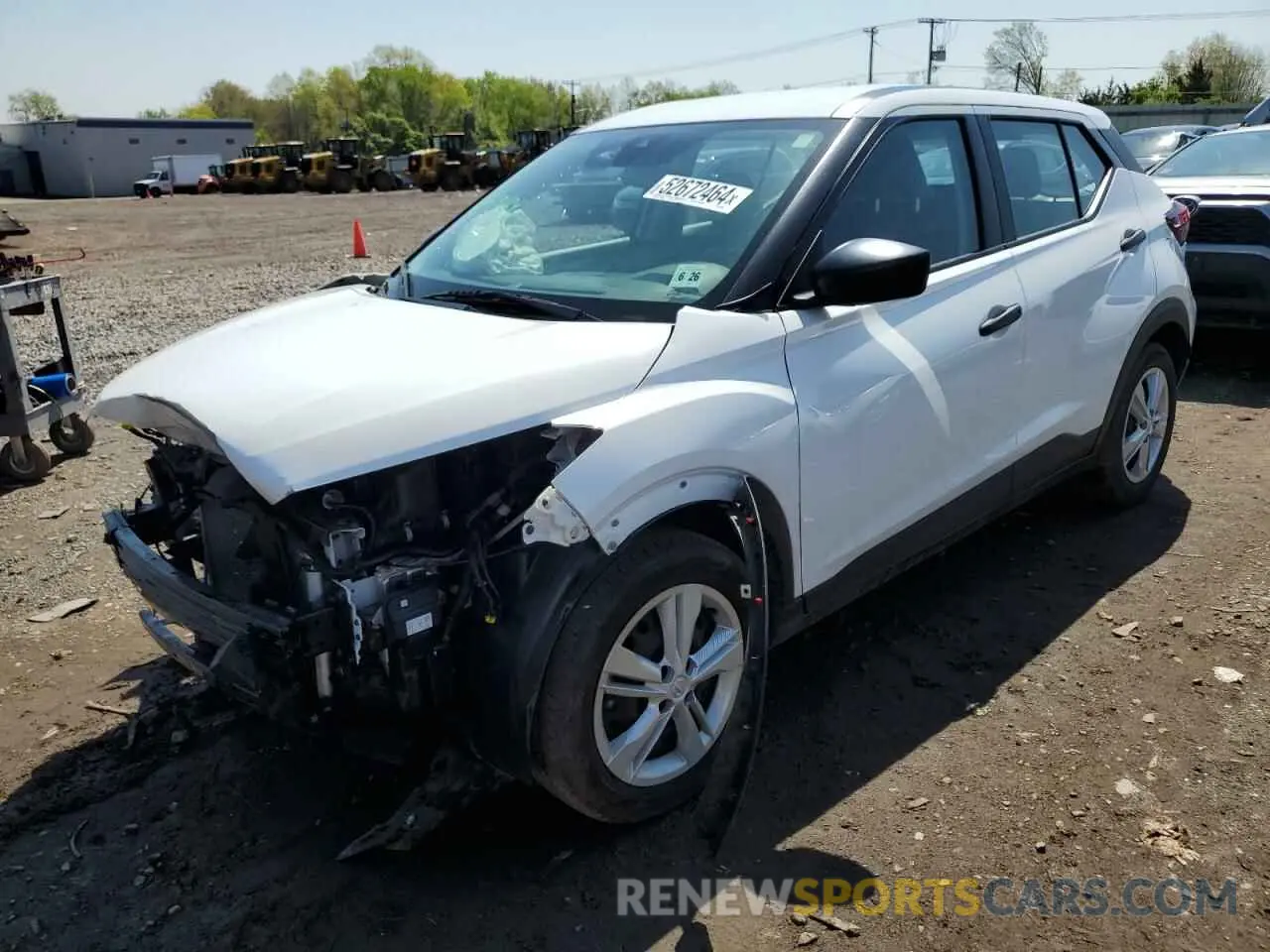 1 Photograph of a damaged car 3N1CP5BV7ML500022 NISSAN KICKS 2021