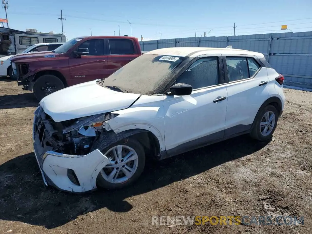 1 Photograph of a damaged car 3N1CP5BV7ML524160 NISSAN KICKS 2021