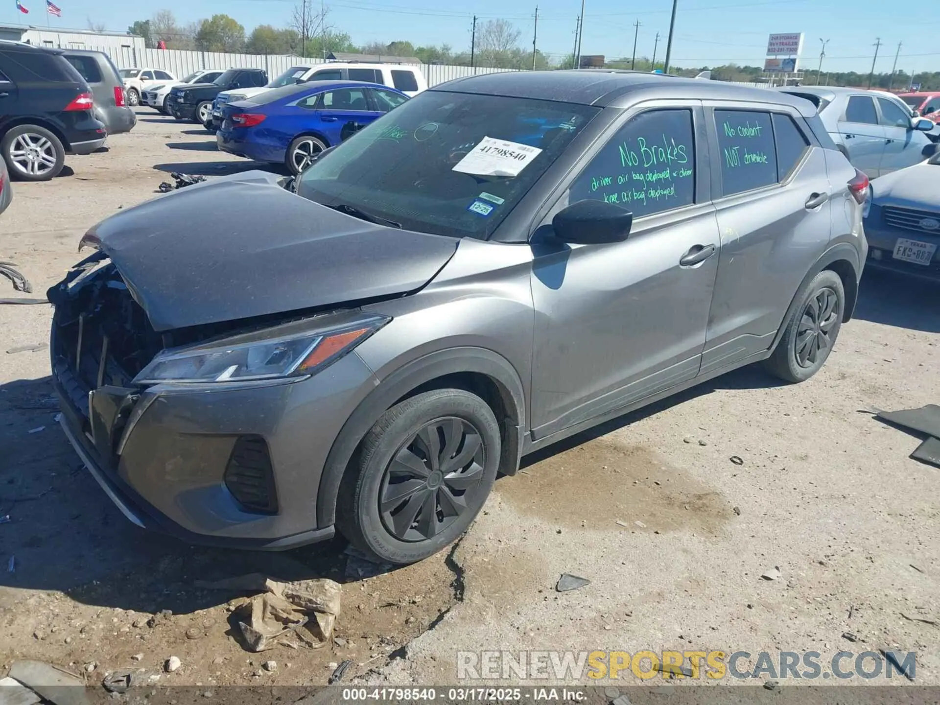 2 Photograph of a damaged car 3N1CP5BV8ML564912 NISSAN KICKS 2021