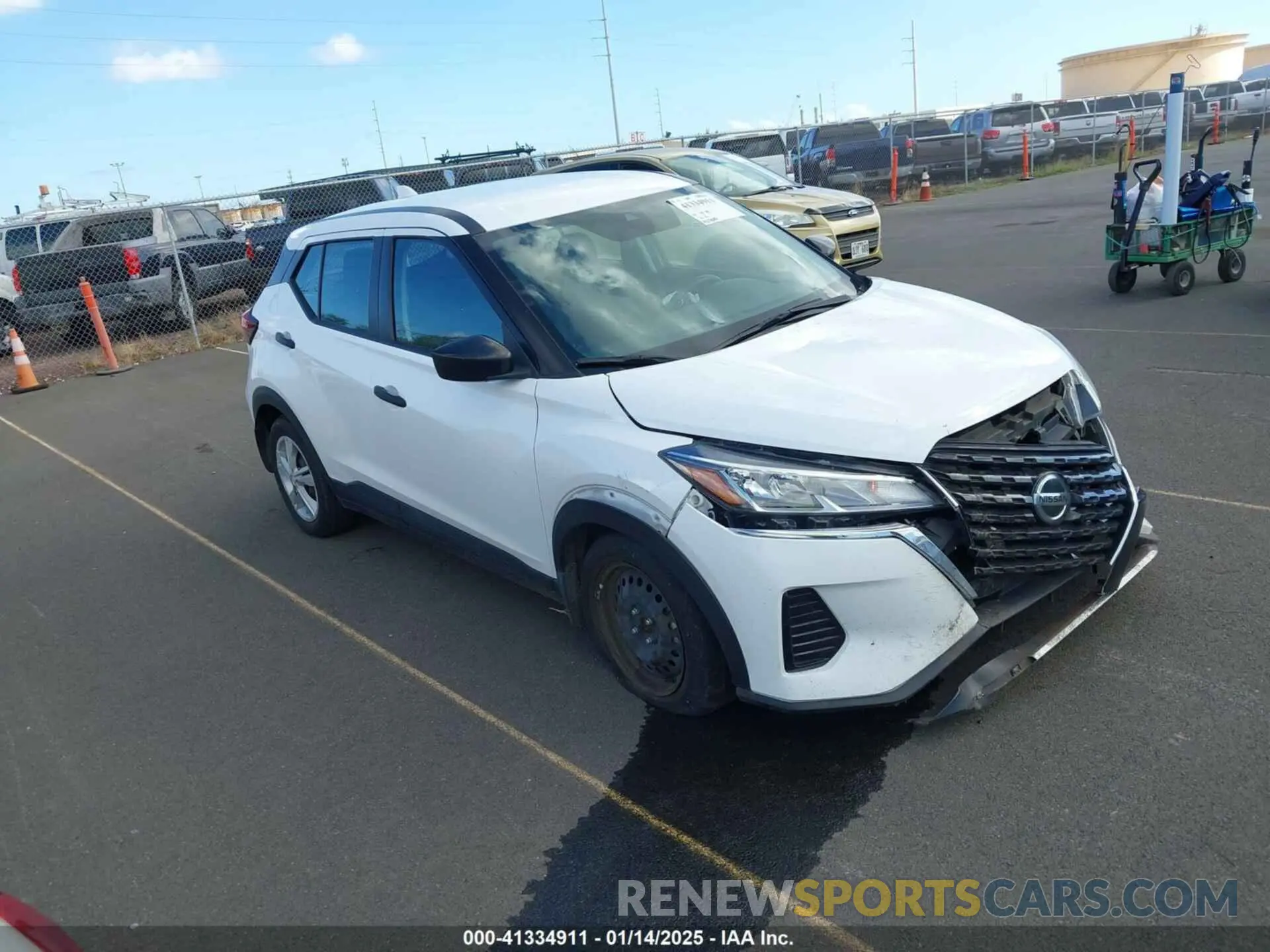 1 Photograph of a damaged car 3N1CP5BV9ML542188 NISSAN KICKS 2021
