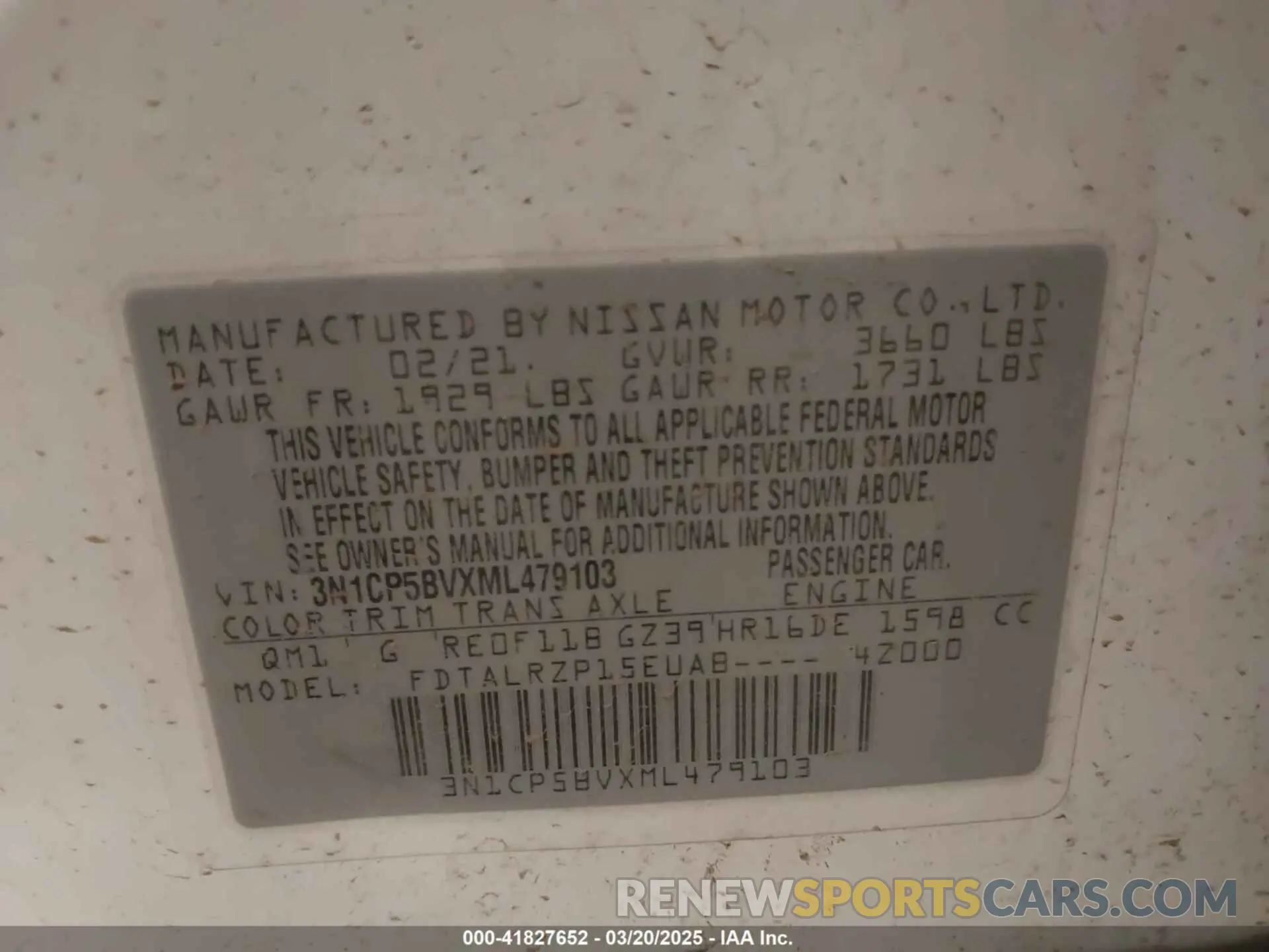 9 Photograph of a damaged car 3N1CP5BVXML479103 NISSAN KICKS 2021