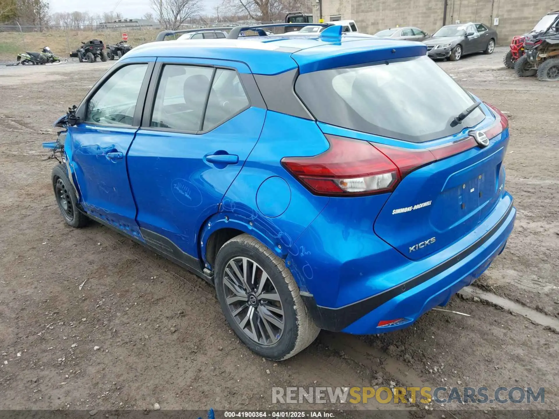 3 Photograph of a damaged car 3N1CP5CV0ML484017 NISSAN KICKS 2021