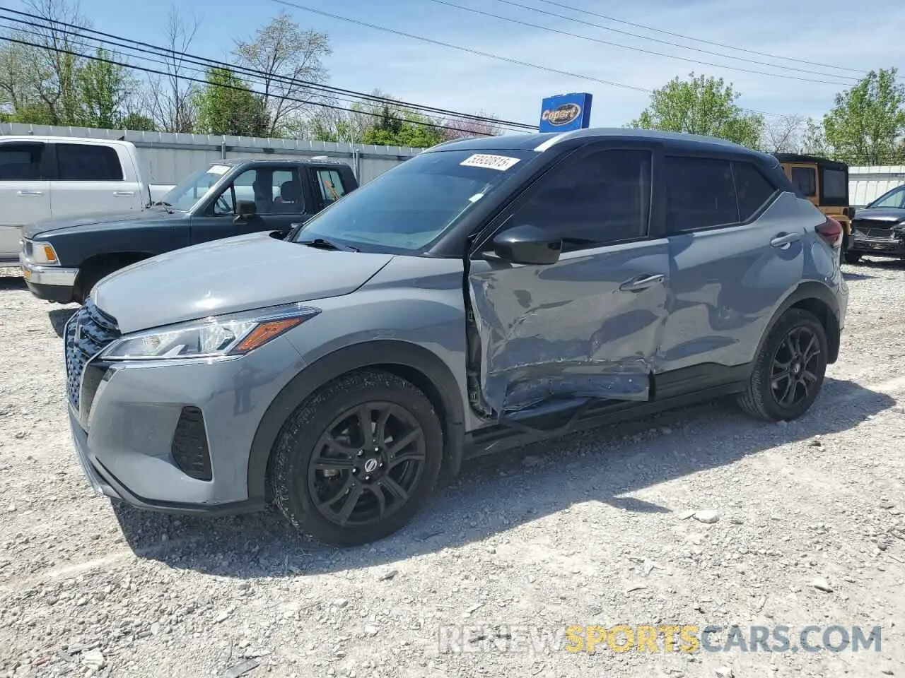 1 Photograph of a damaged car 3N1CP5CV0ML536813 NISSAN KICKS 2021