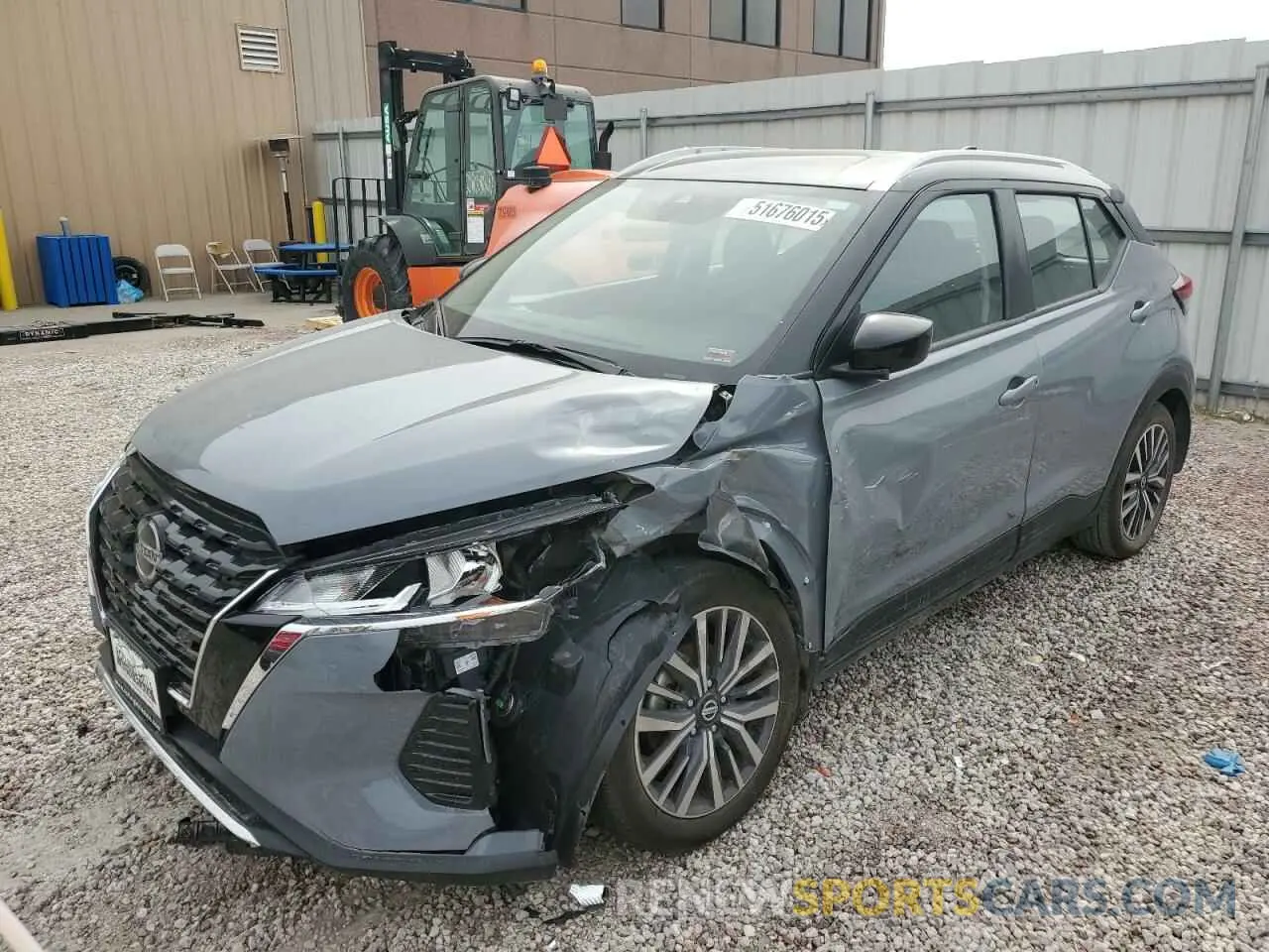 1 Photograph of a damaged car 3N1CP5CV0ML537136 NISSAN KICKS 2021