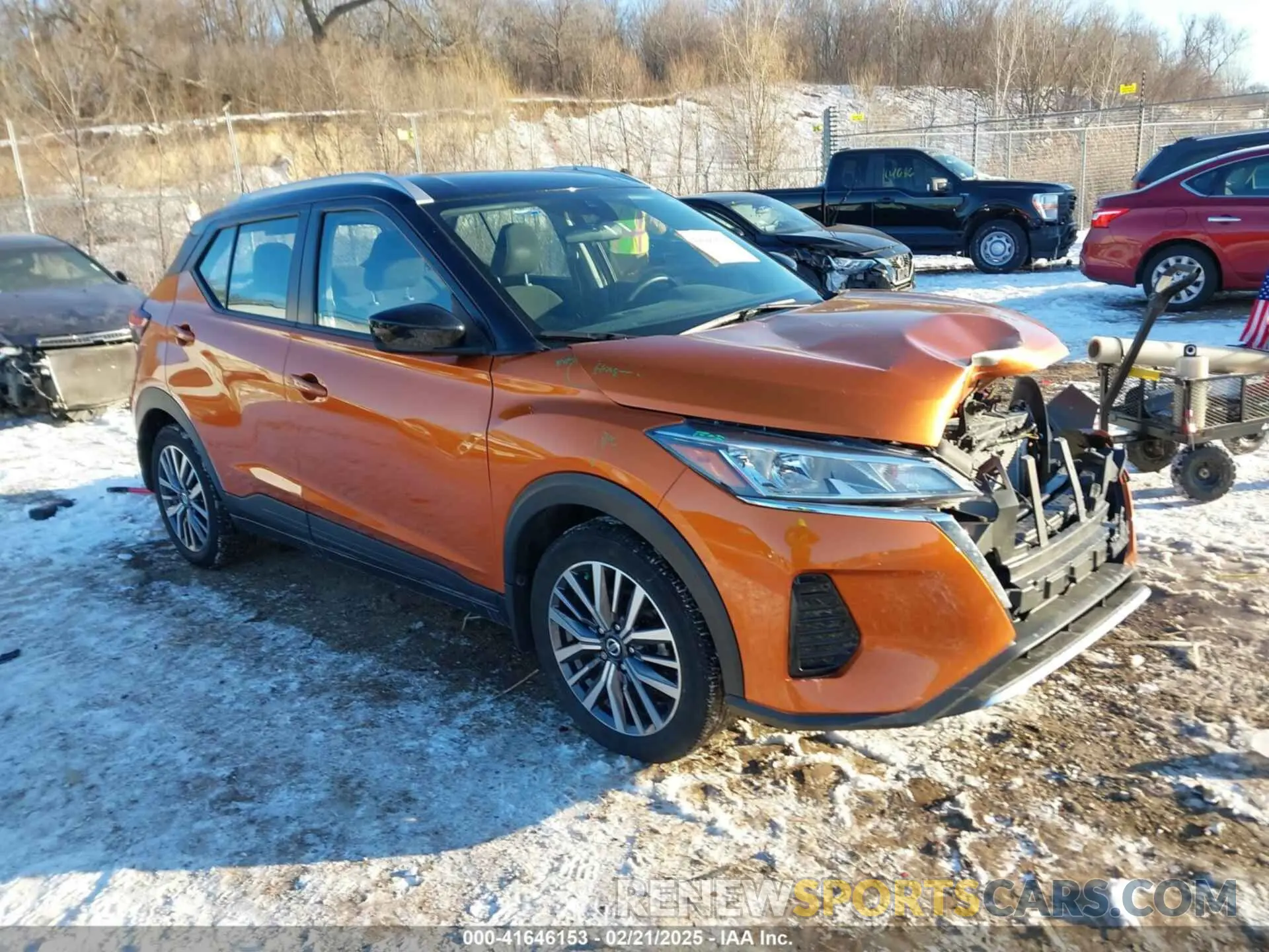 1 Photograph of a damaged car 3N1CP5CV0ML562926 NISSAN KICKS 2021