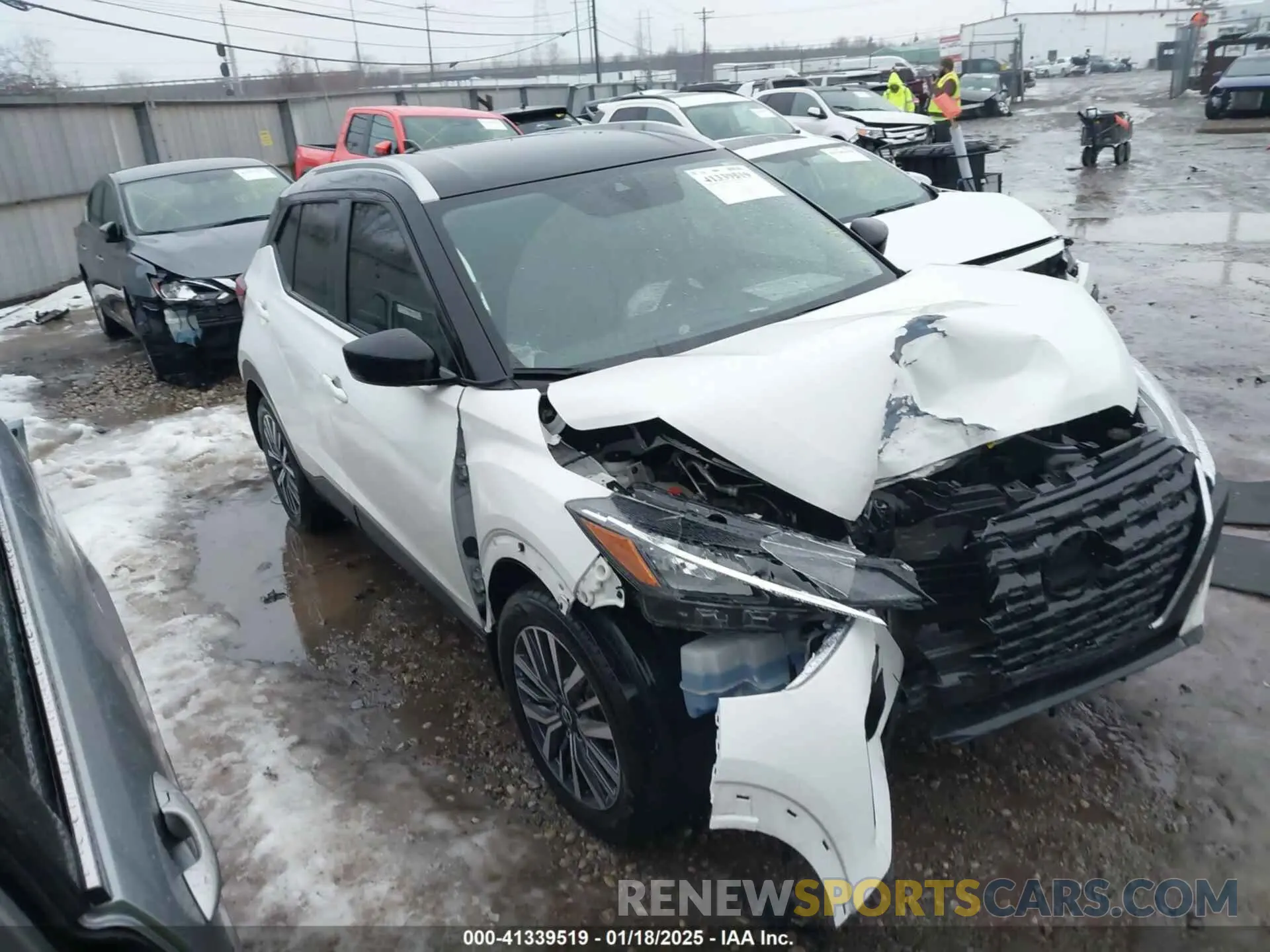 1 Photograph of a damaged car 3N1CP5CV1ML565415 NISSAN KICKS 2021