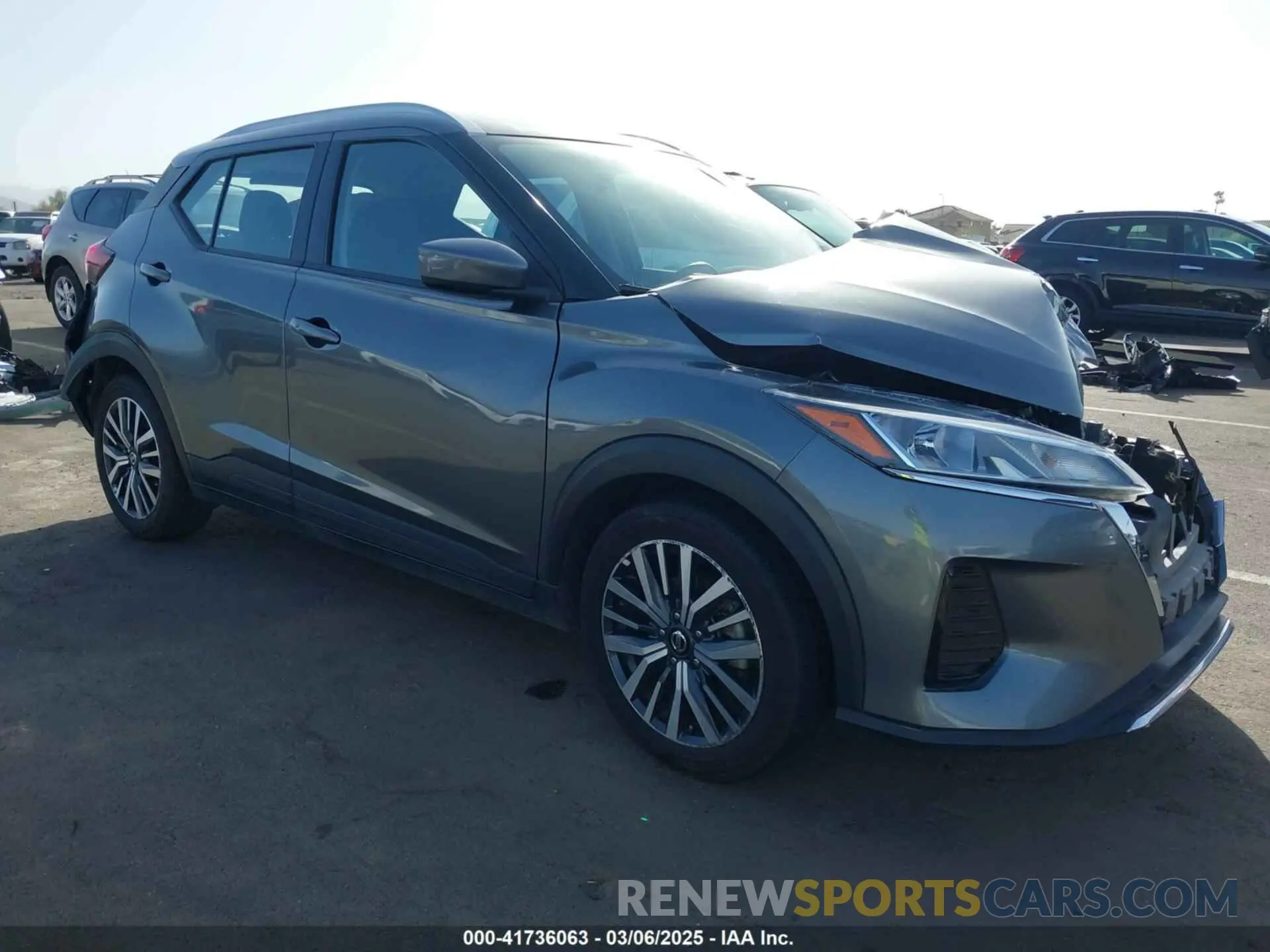 1 Photograph of a damaged car 3N1CP5CV2ML477506 NISSAN KICKS 2021