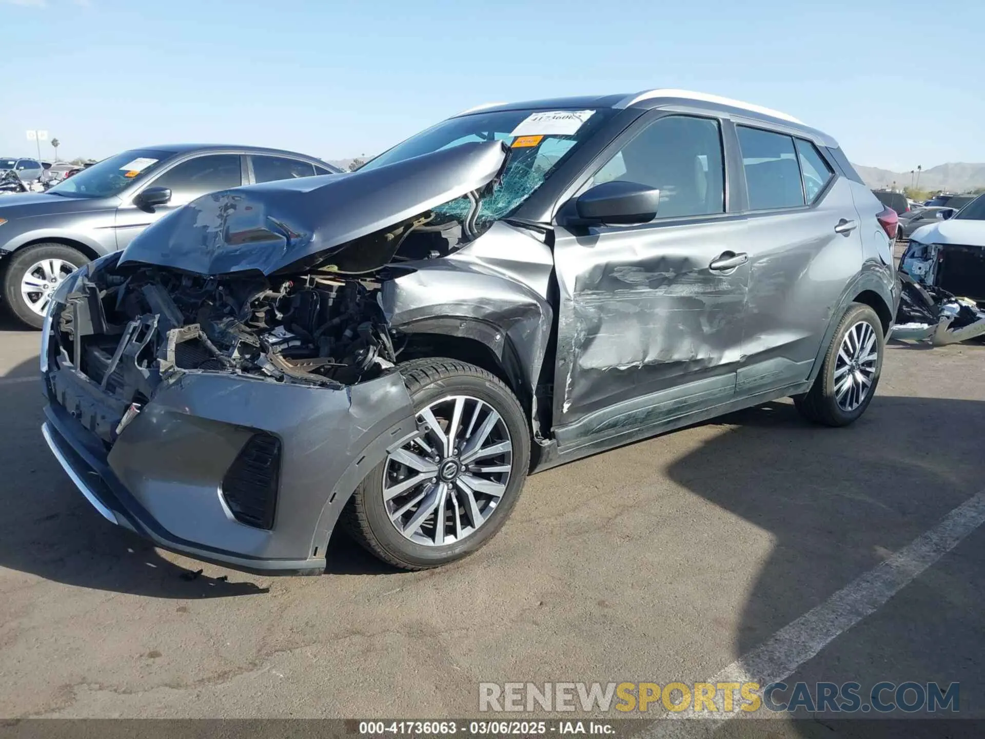 2 Photograph of a damaged car 3N1CP5CV2ML477506 NISSAN KICKS 2021