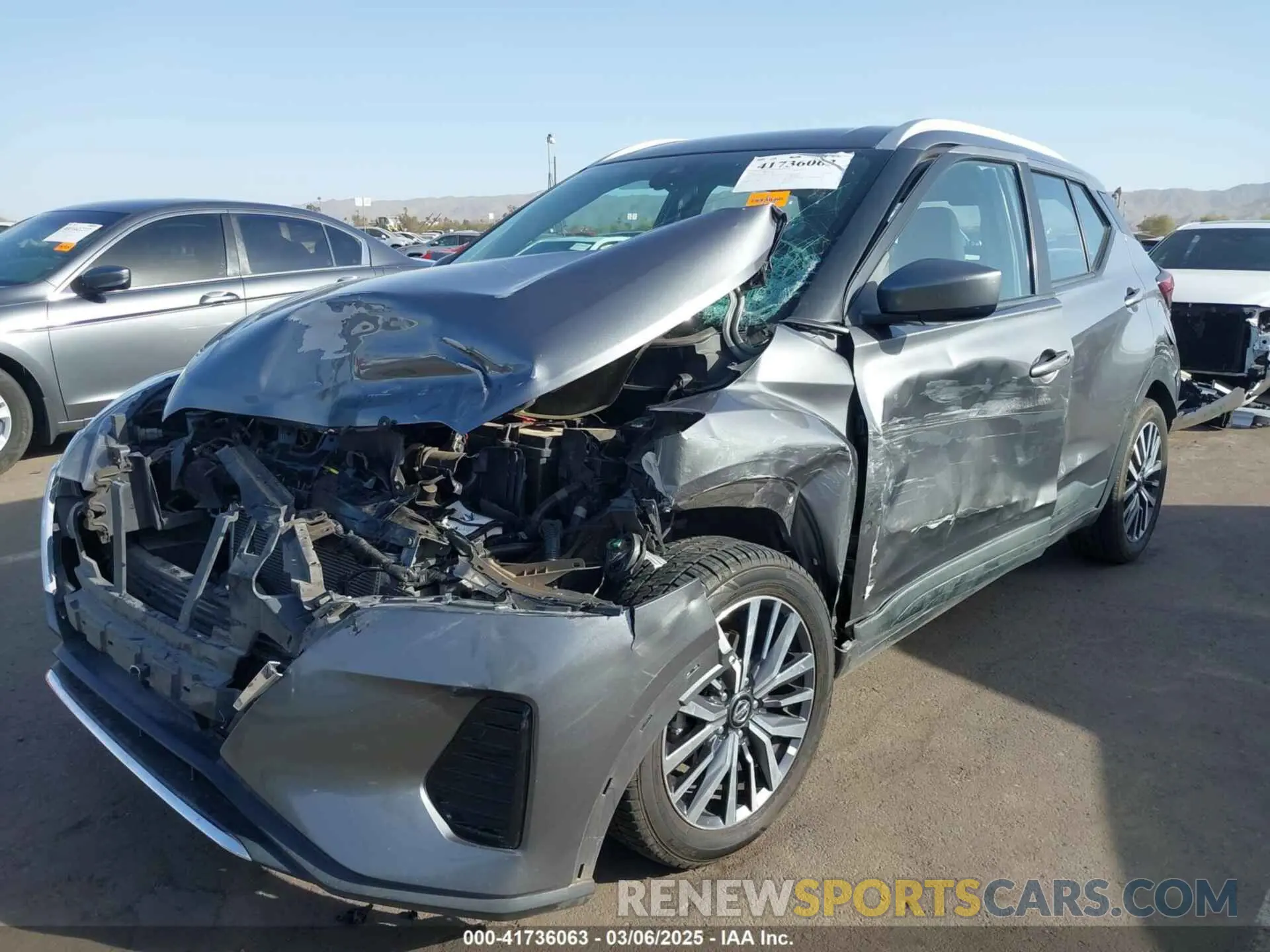 6 Photograph of a damaged car 3N1CP5CV2ML477506 NISSAN KICKS 2021
