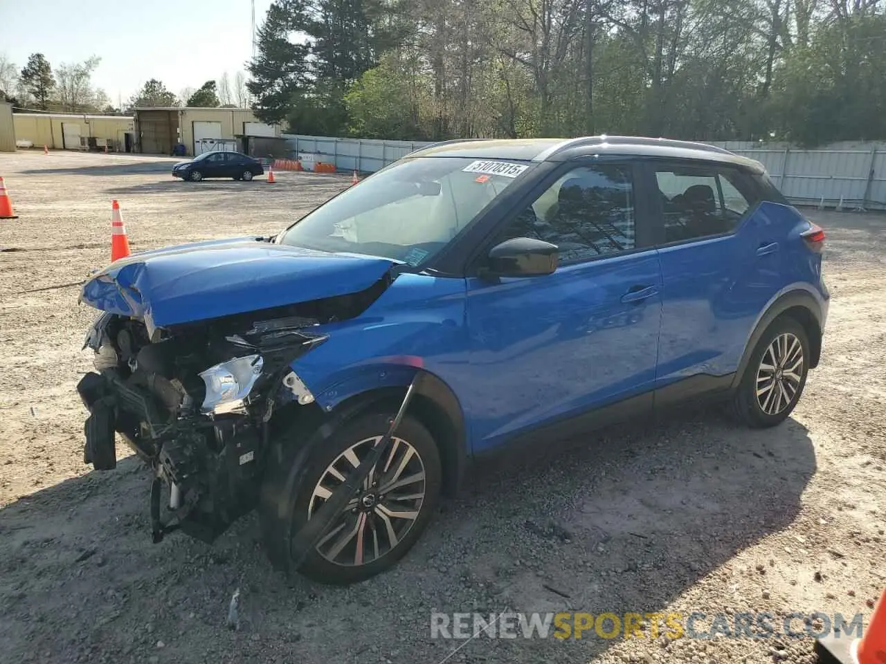 1 Photograph of a damaged car 3N1CP5CV2ML540202 NISSAN KICKS 2021