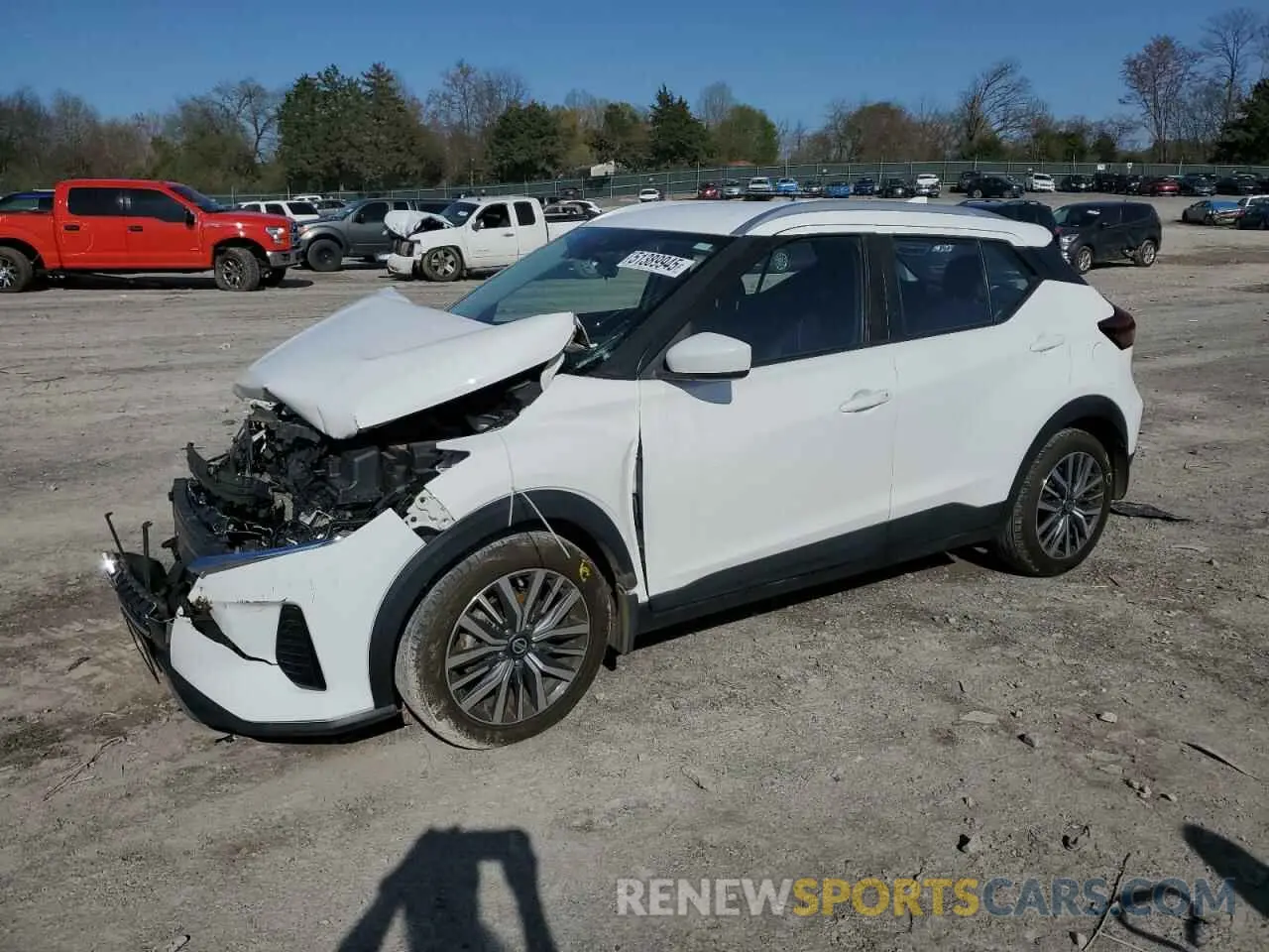 1 Photograph of a damaged car 3N1CP5CV4ML493965 NISSAN KICKS 2021