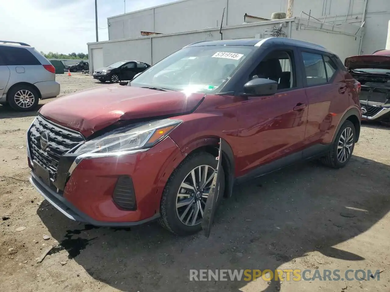 1 Photograph of a damaged car 3N1CP5CV4ML547541 NISSAN KICKS 2021