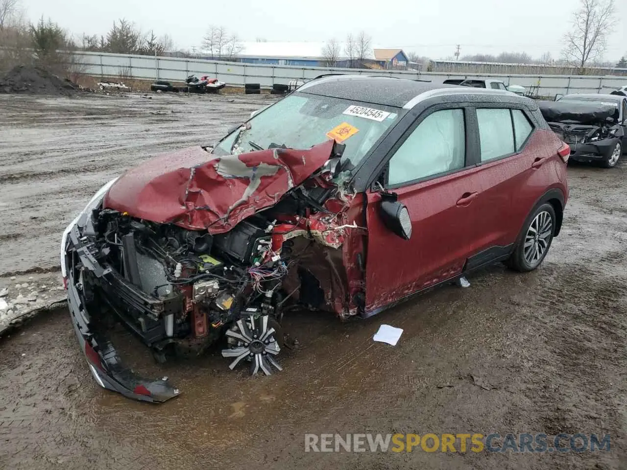 1 Photograph of a damaged car 3N1CP5CV4ML556322 NISSAN KICKS 2021