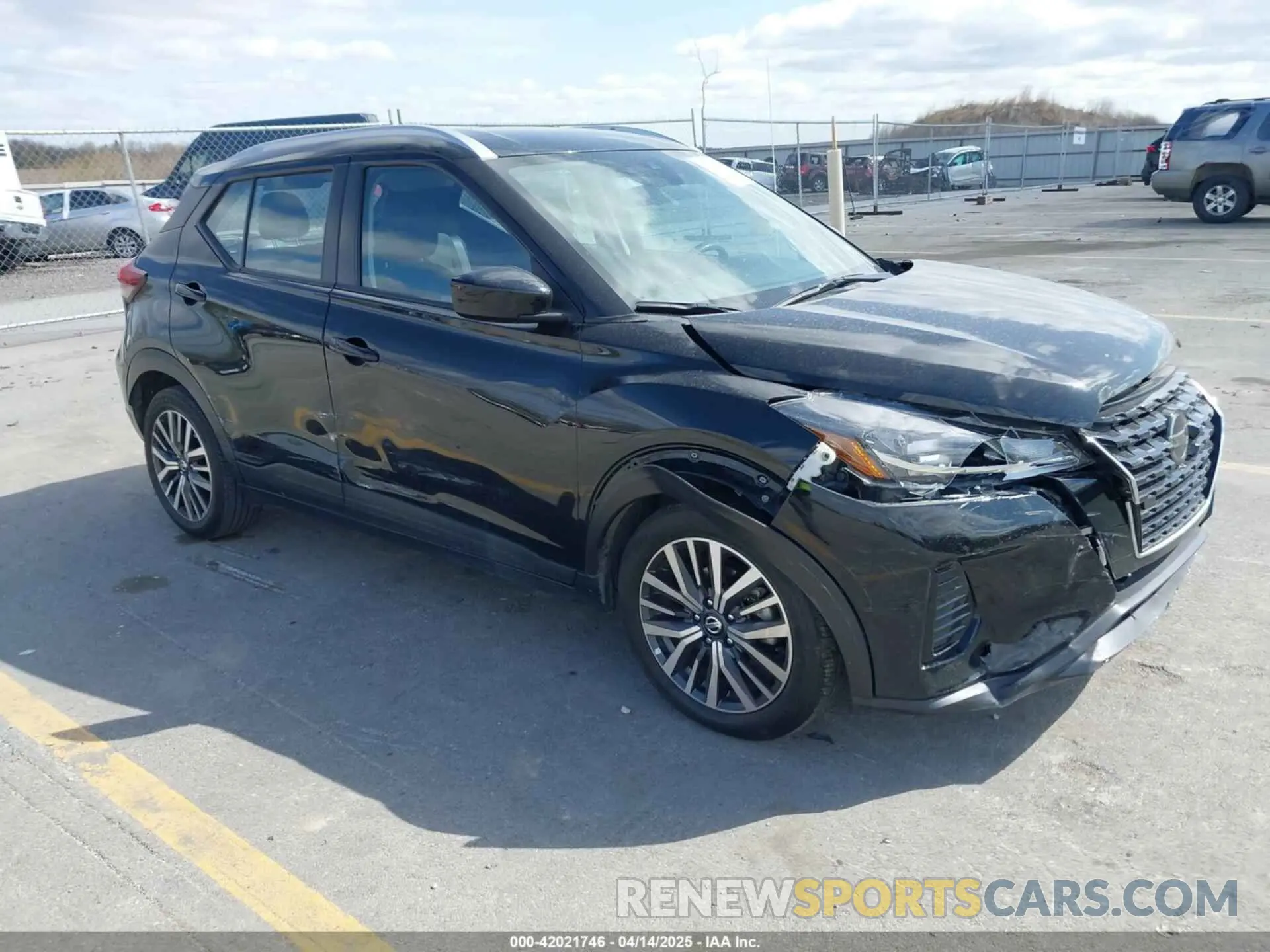 1 Photograph of a damaged car 3N1CP5CV8ML523372 NISSAN KICKS 2021