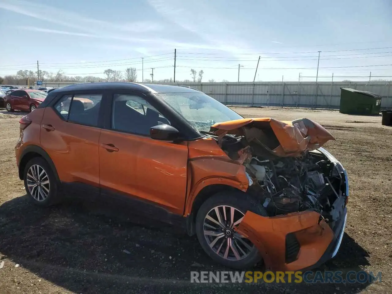 4 Photograph of a damaged car 3N1CP5CV8ML562737 NISSAN KICKS 2021
