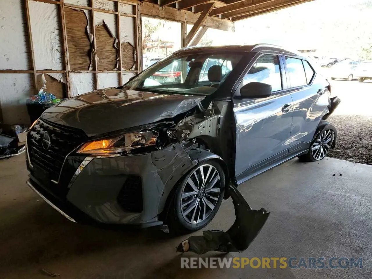1 Photograph of a damaged car 3N1CP5CV9ML492746 NISSAN KICKS 2021