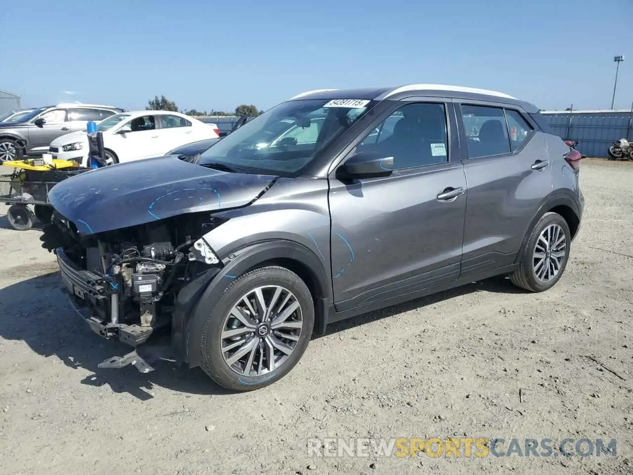 1 Photograph of a damaged car 3N1CP5CV9ML545977 NISSAN KICKS 2021