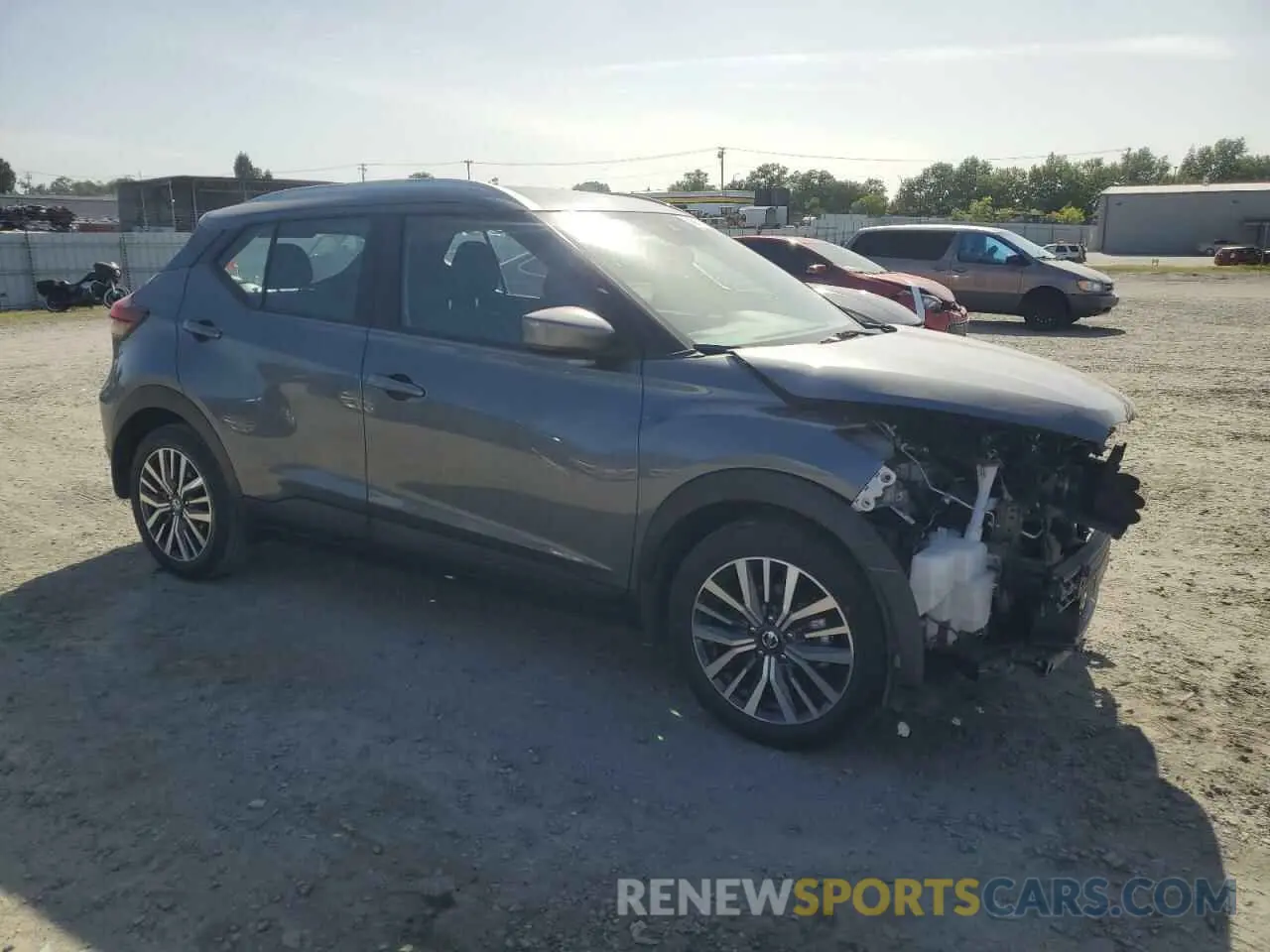 4 Photograph of a damaged car 3N1CP5CV9ML545977 NISSAN KICKS 2021