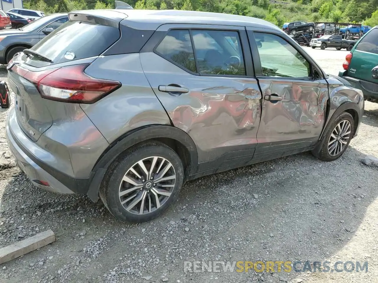 3 Photograph of a damaged car 3N1CP5CV9ML566408 NISSAN KICKS 2021
