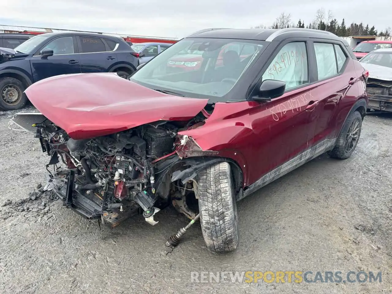 1 Photograph of a damaged car 3N1CP5CVXML555594 NISSAN KICKS 2021
