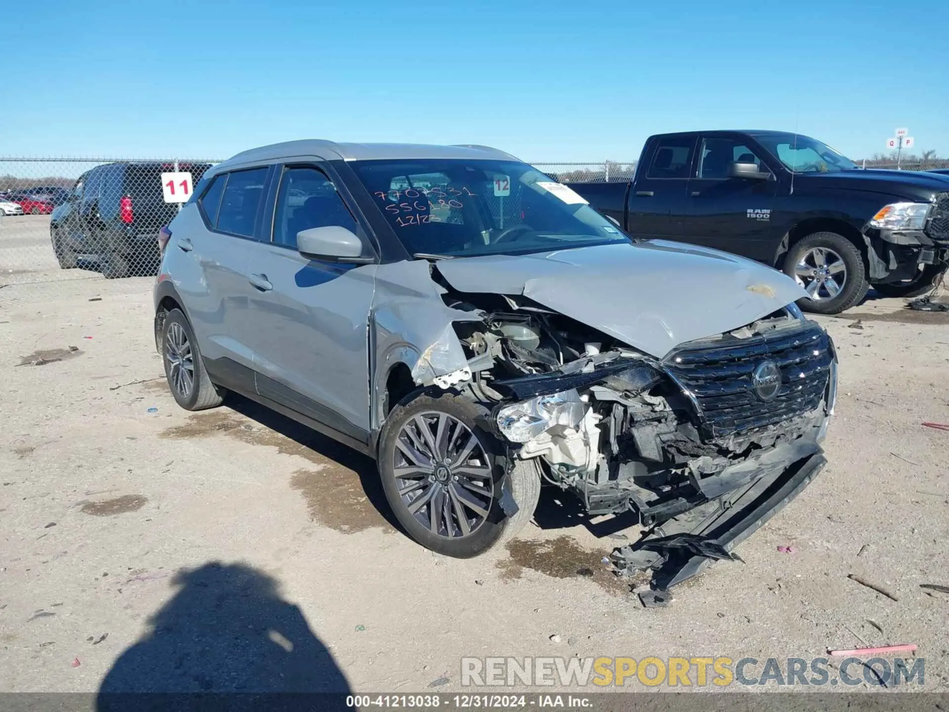 1 Photograph of a damaged car 3N1CP5CVXML556180 NISSAN KICKS 2021