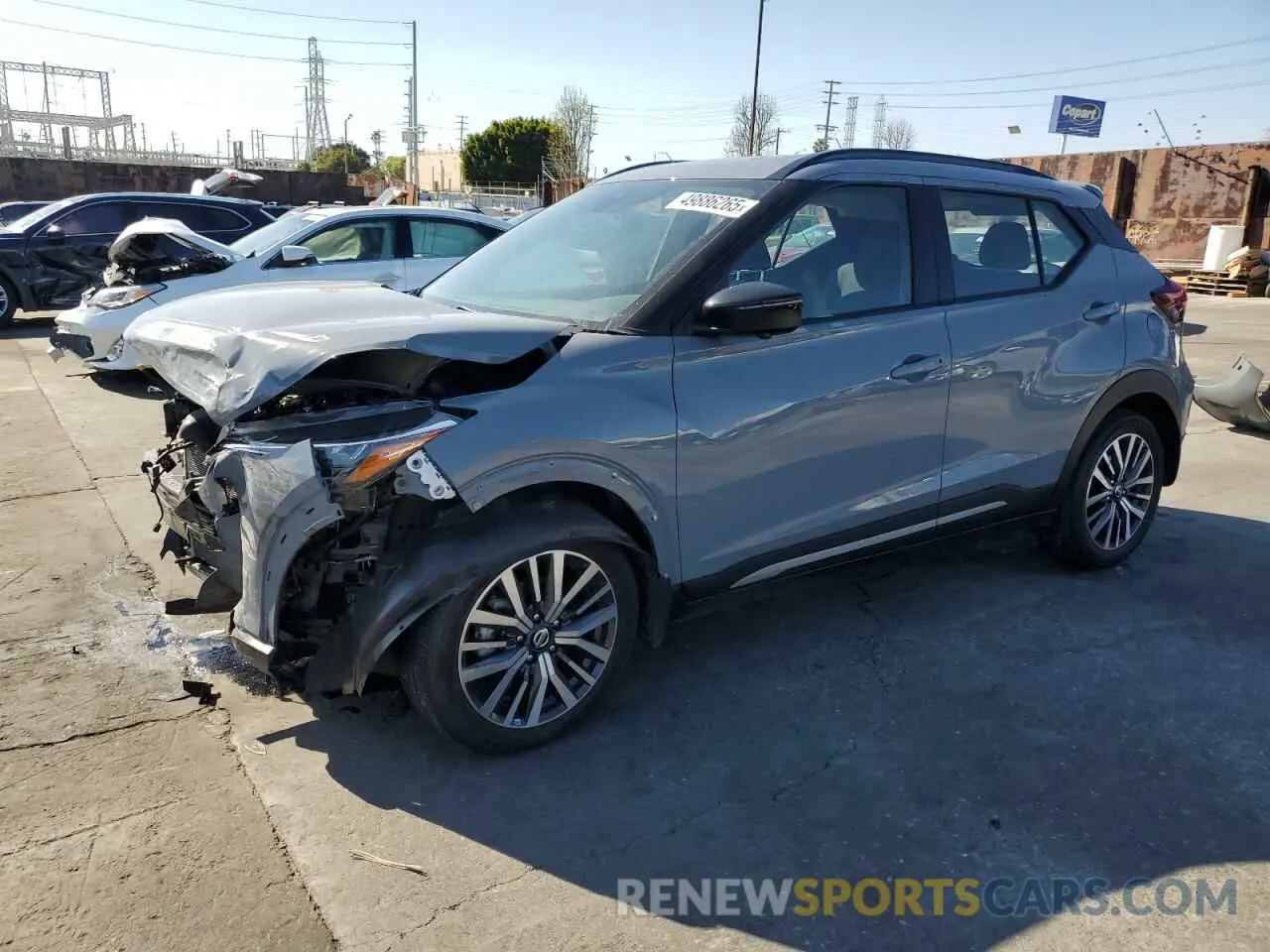1 Photograph of a damaged car 3N1CP5DV0ML476160 NISSAN KICKS 2021
