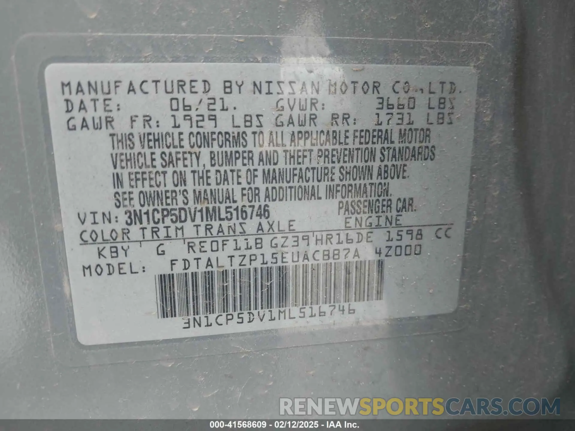 9 Photograph of a damaged car 3N1CP5DV1ML516746 NISSAN KICKS 2021