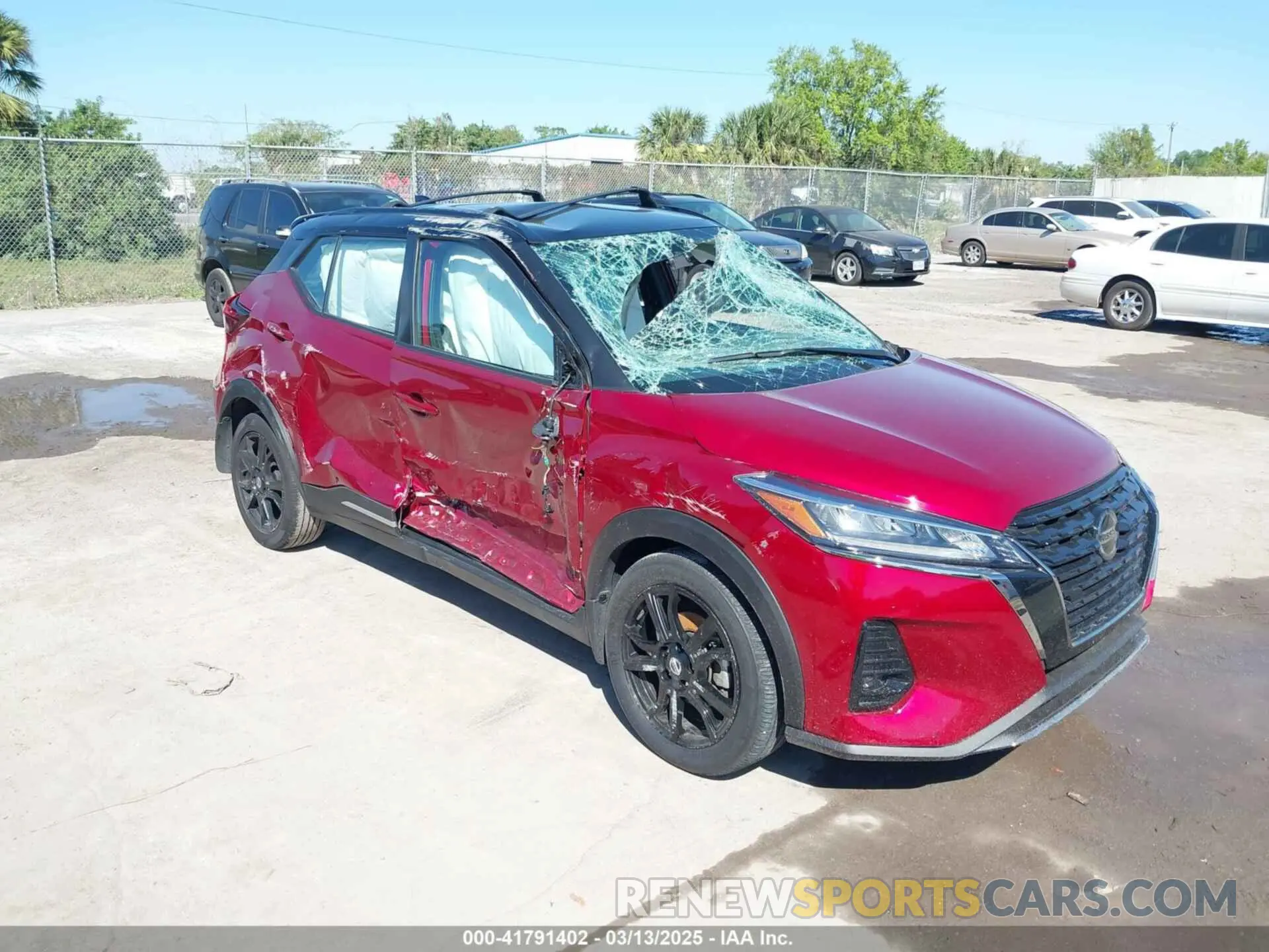 1 Photograph of a damaged car 3N1CP5DV1ML557572 NISSAN KICKS 2021
