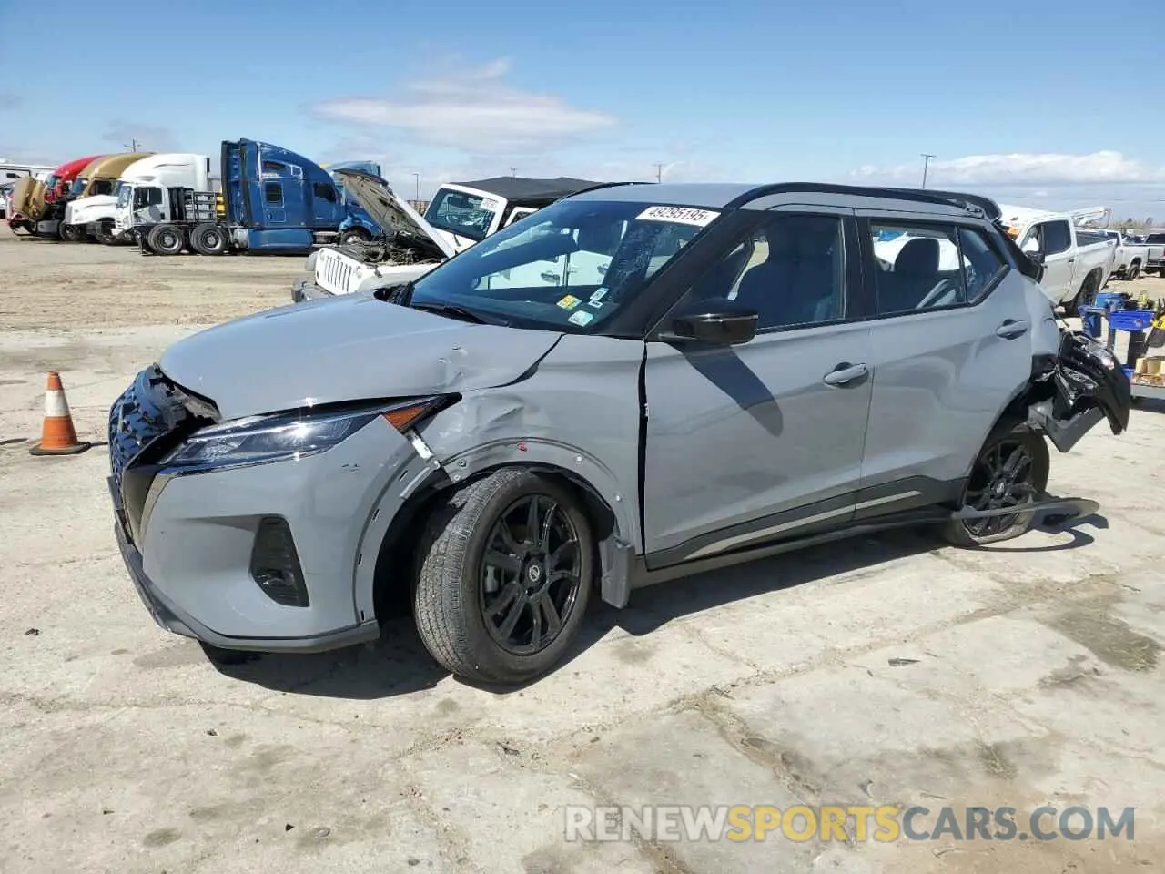 1 Photograph of a damaged car 3N1CP5DV4ML554214 NISSAN KICKS 2021