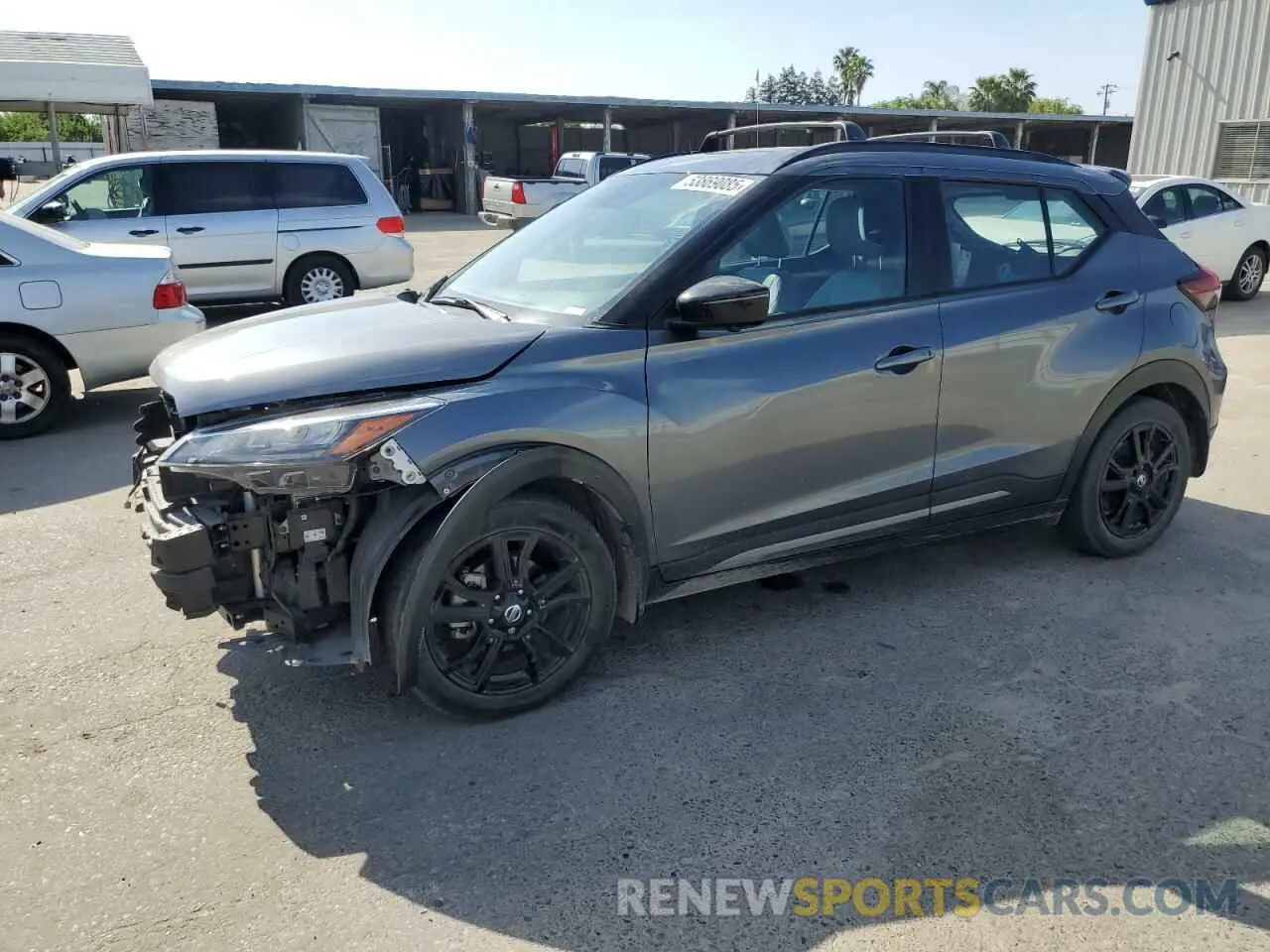 1 Photograph of a damaged car 3N1CP5DV6ML524230 NISSAN KICKS 2021