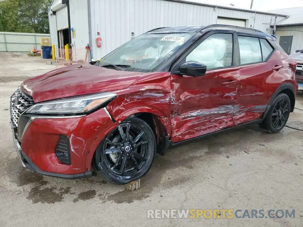 1 Photograph of a damaged car 3N1CP5DV8ML537710 NISSAN KICKS 2021
